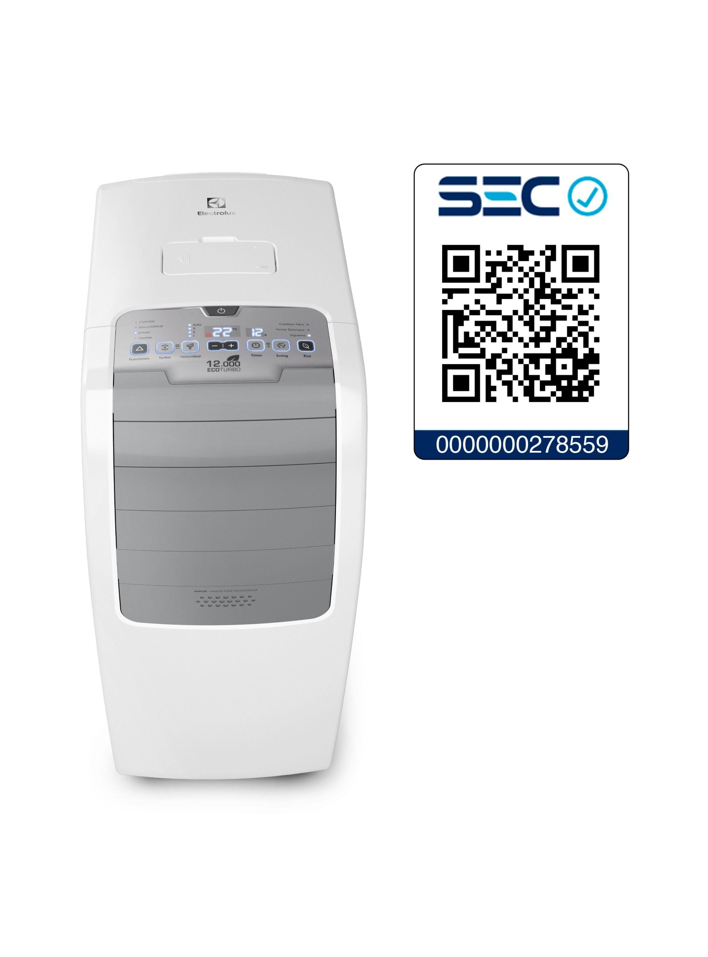 Aire Acondicionado Portatil 12.000 BTU frío/calor-6