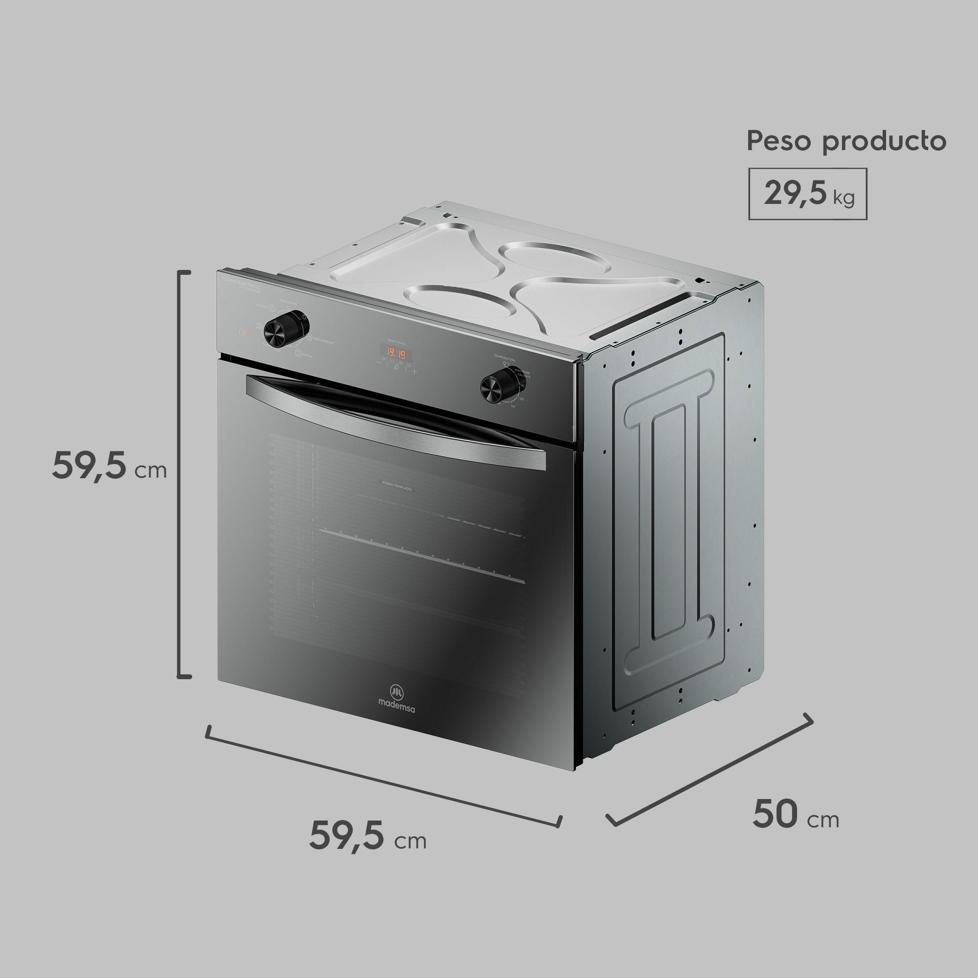 Horno Empotrable Eléctrico 59L Convector y Temporizador OM6CX-1