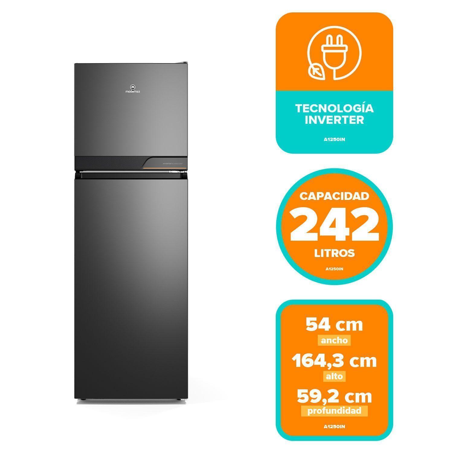 Refrigerador 242L No Frost Top Freezer Inverter Altus 1250IN-2