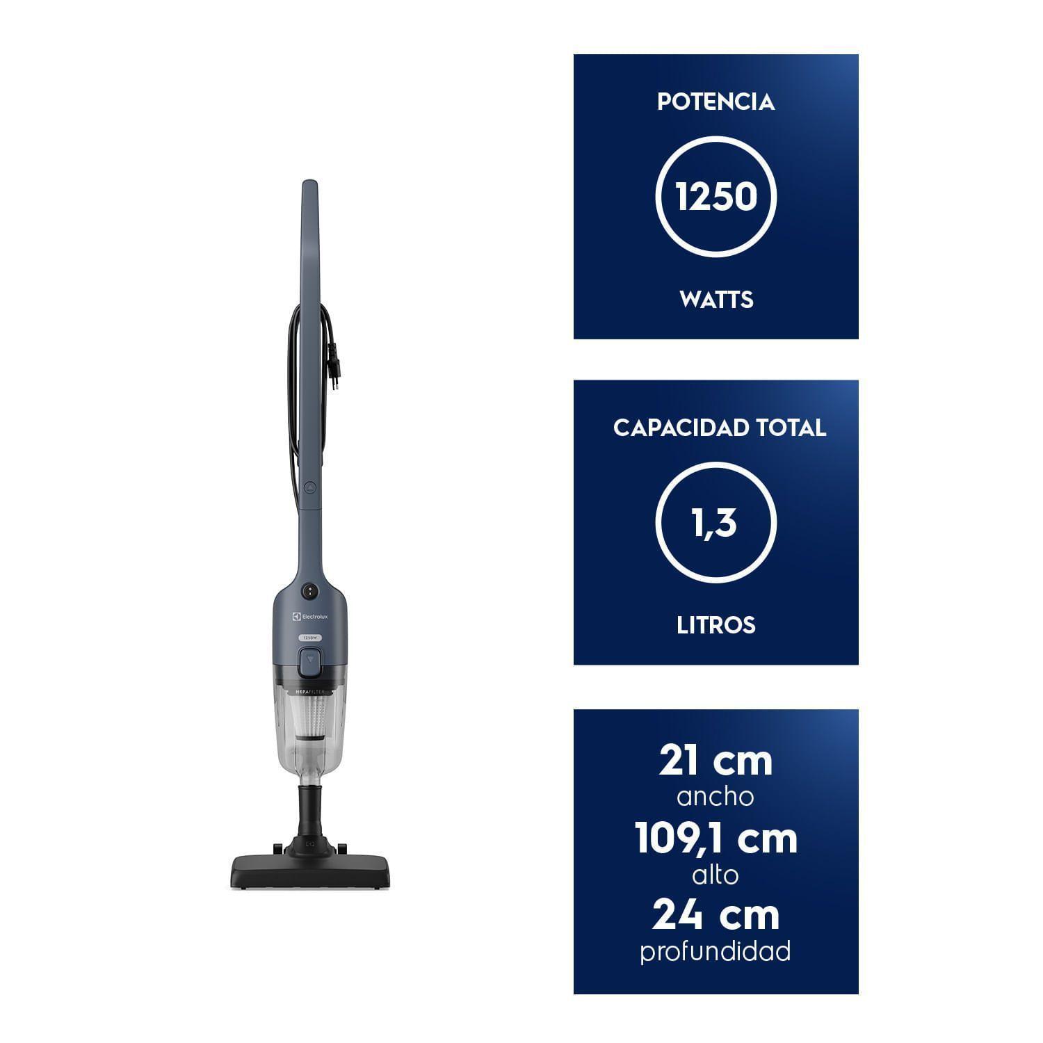 Aspiradora Vertical con Cable Electrolux 1250W 2 en 1 con Filtro HEPA STK21-2