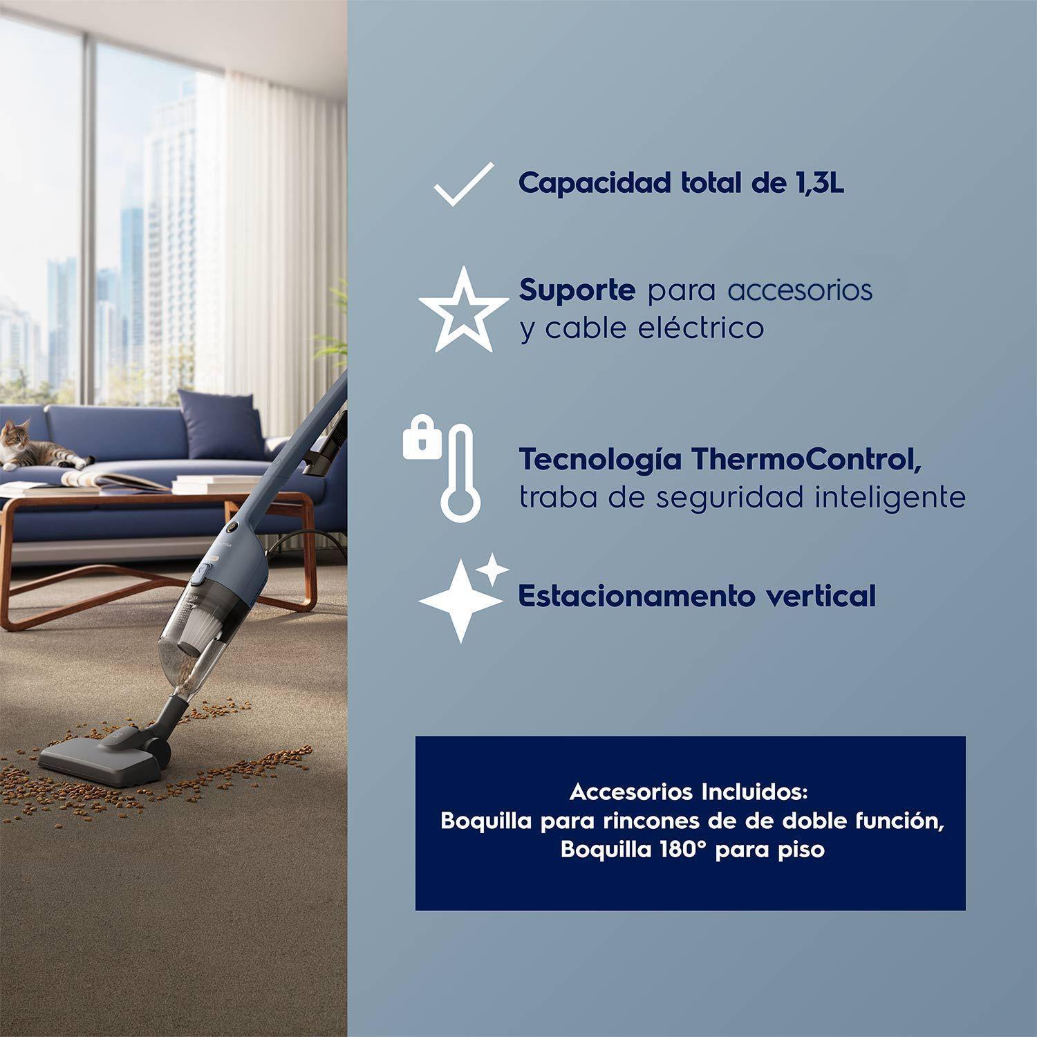 Aspiradora Vertical con Cable Electrolux 1250W 2 en 1 con Filtro HEPA STK21-5