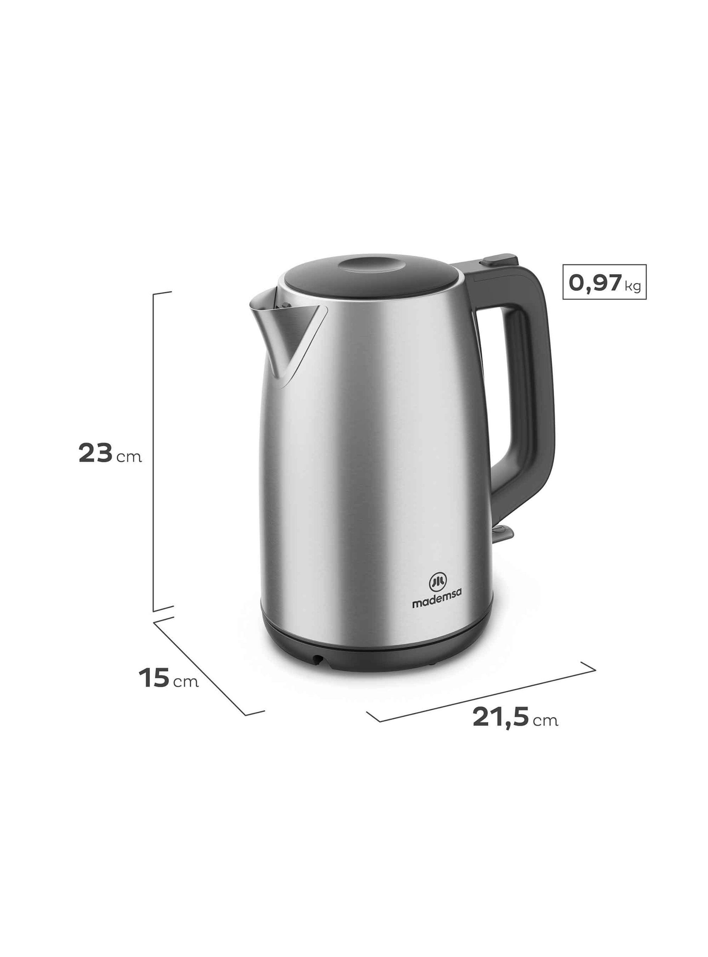 Hervidor Eléctrico Mademsa 1,7L con Apagado Automático MEK25-1