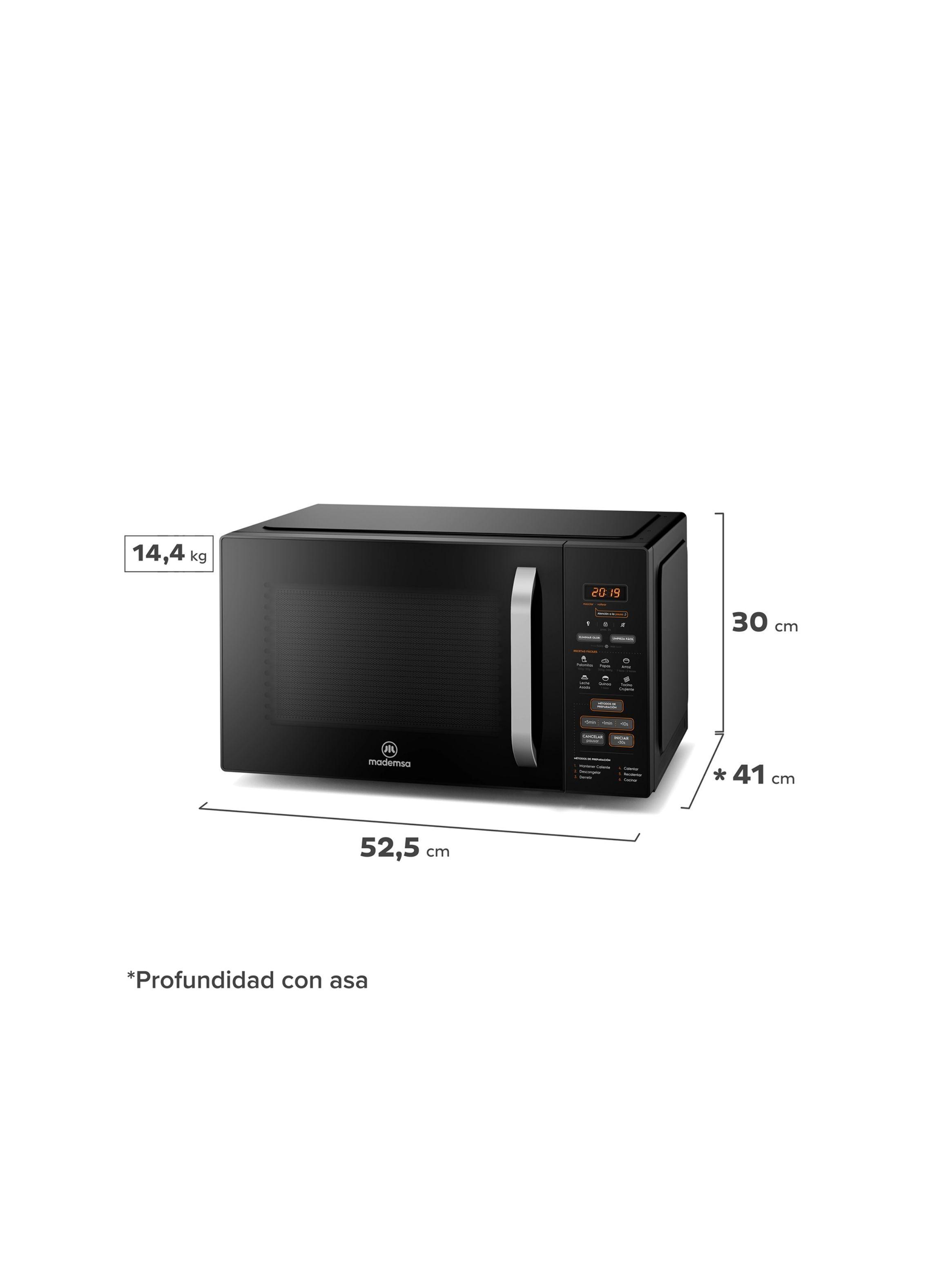 Microondas Mademsa 31 Litros Digital MM31FB Negro-1