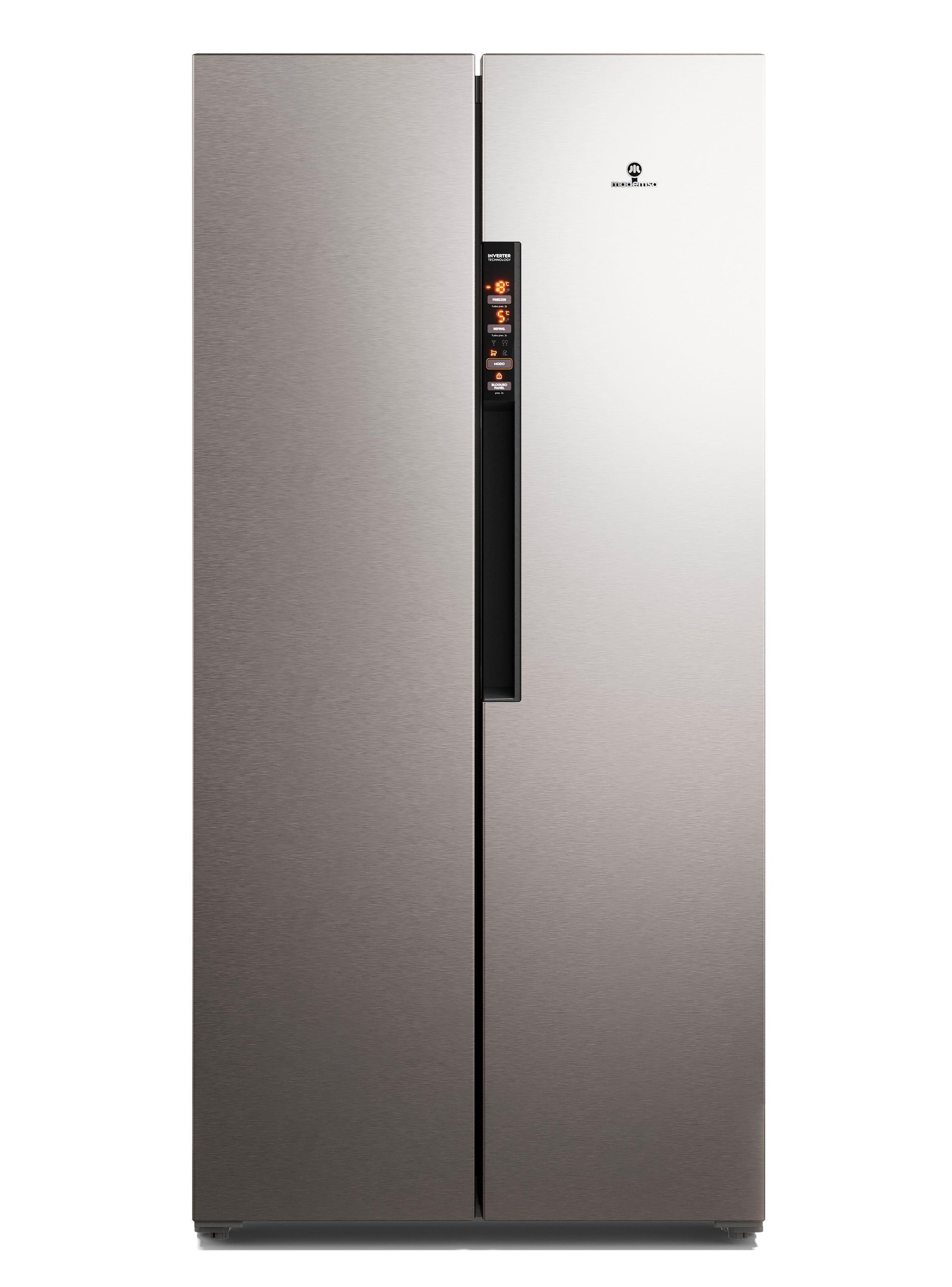 Refrigerador 430L No Frost Side By Side MAS430 Inox-0