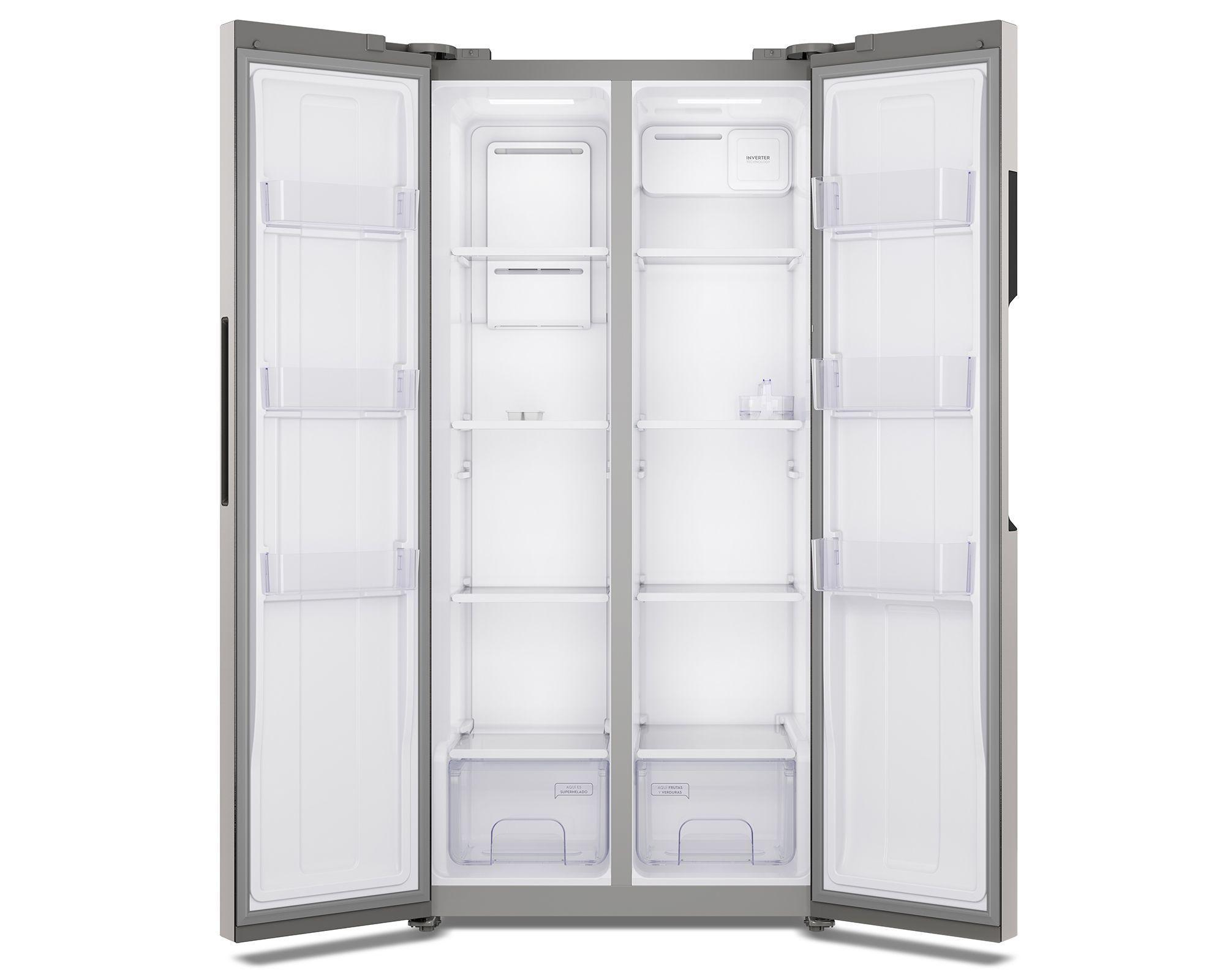 Refrigerador 430L No Frost Side By Side MAS430 Inox-4