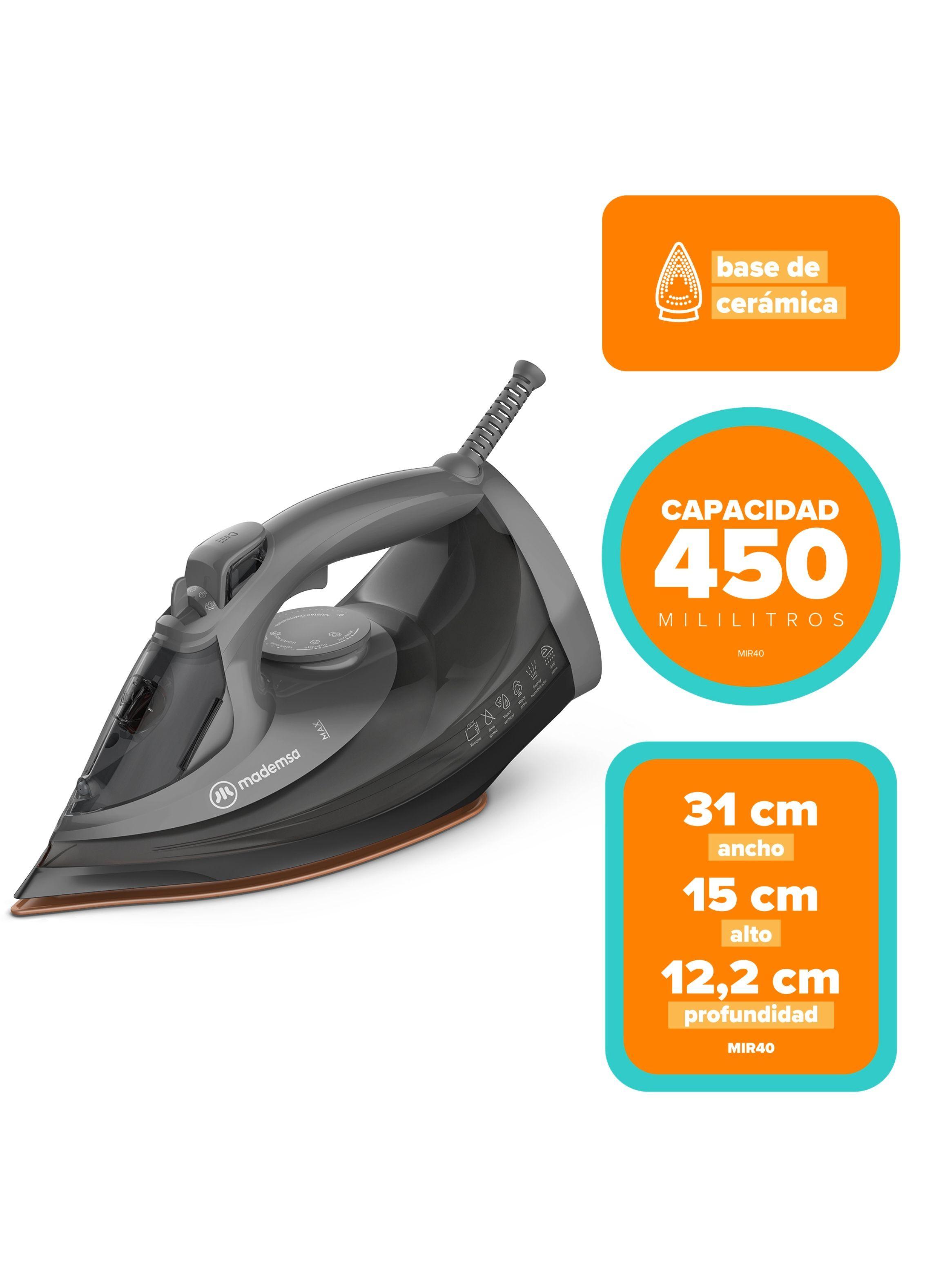 Plancha a Vapor Mademsa con Apagado Automático MIR40-2