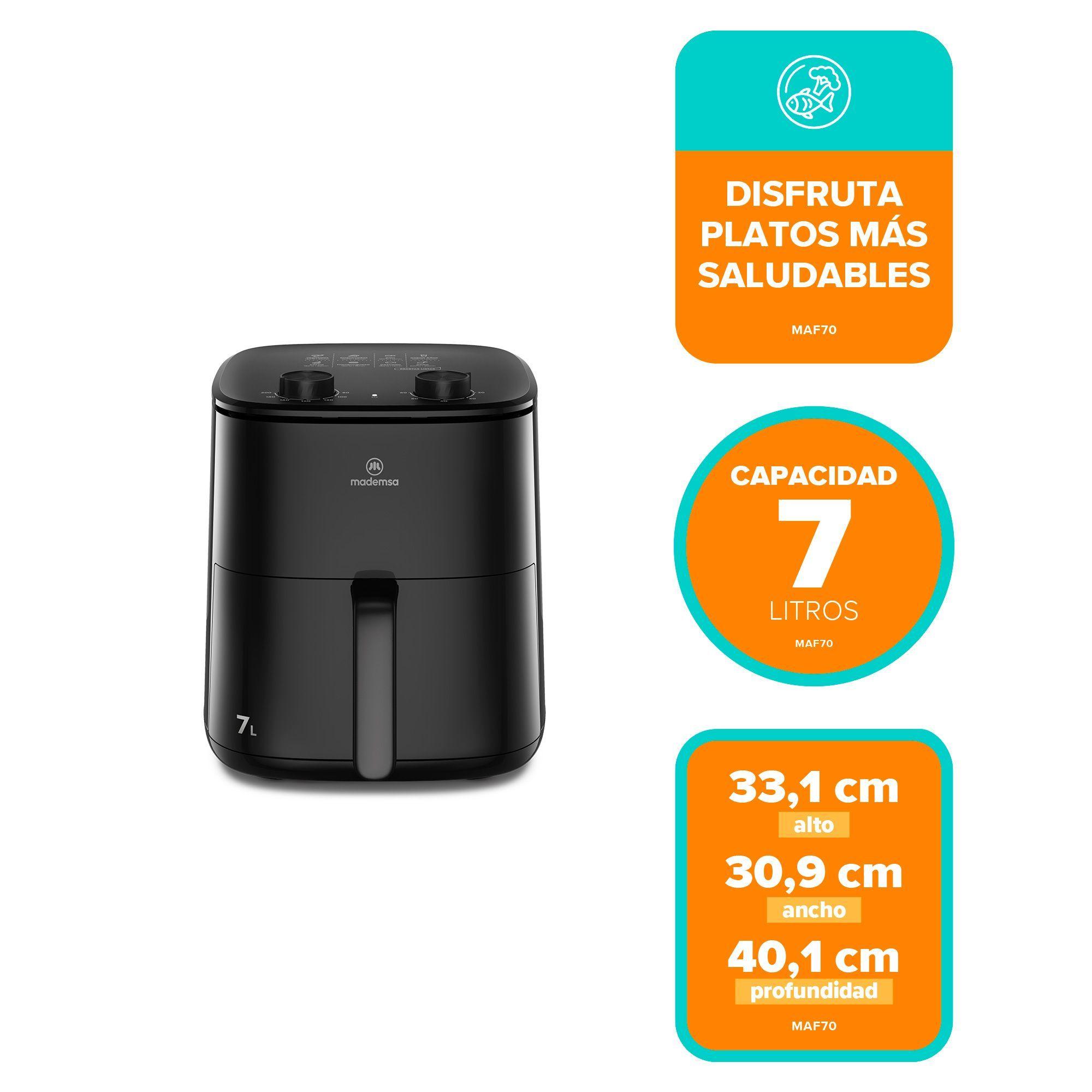 Freidora de Aire Mademsa 7L 1700W MAF70 Negra-1