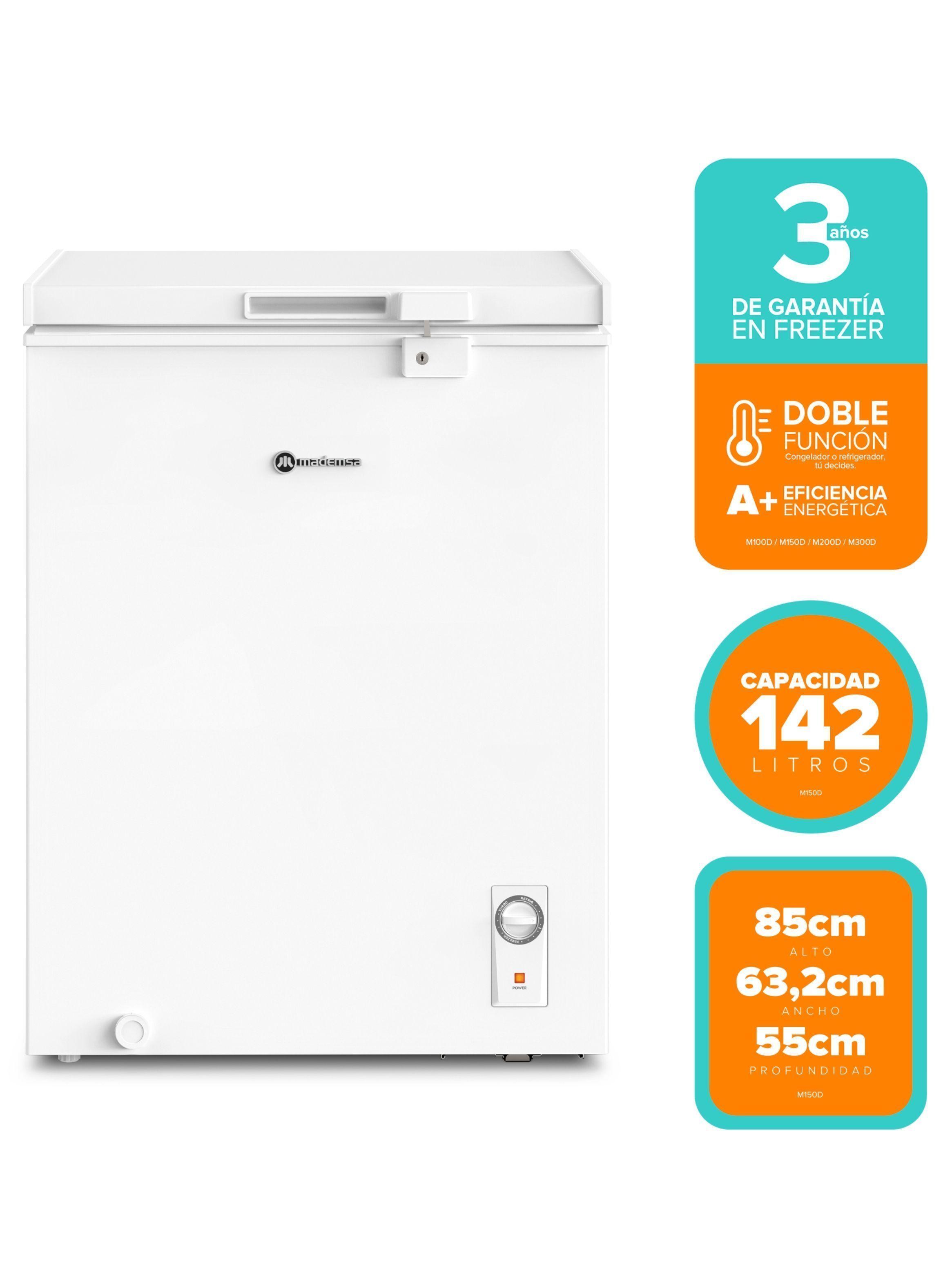 Congelador Freezer Horizontal 142L Frío Directo M150D-5