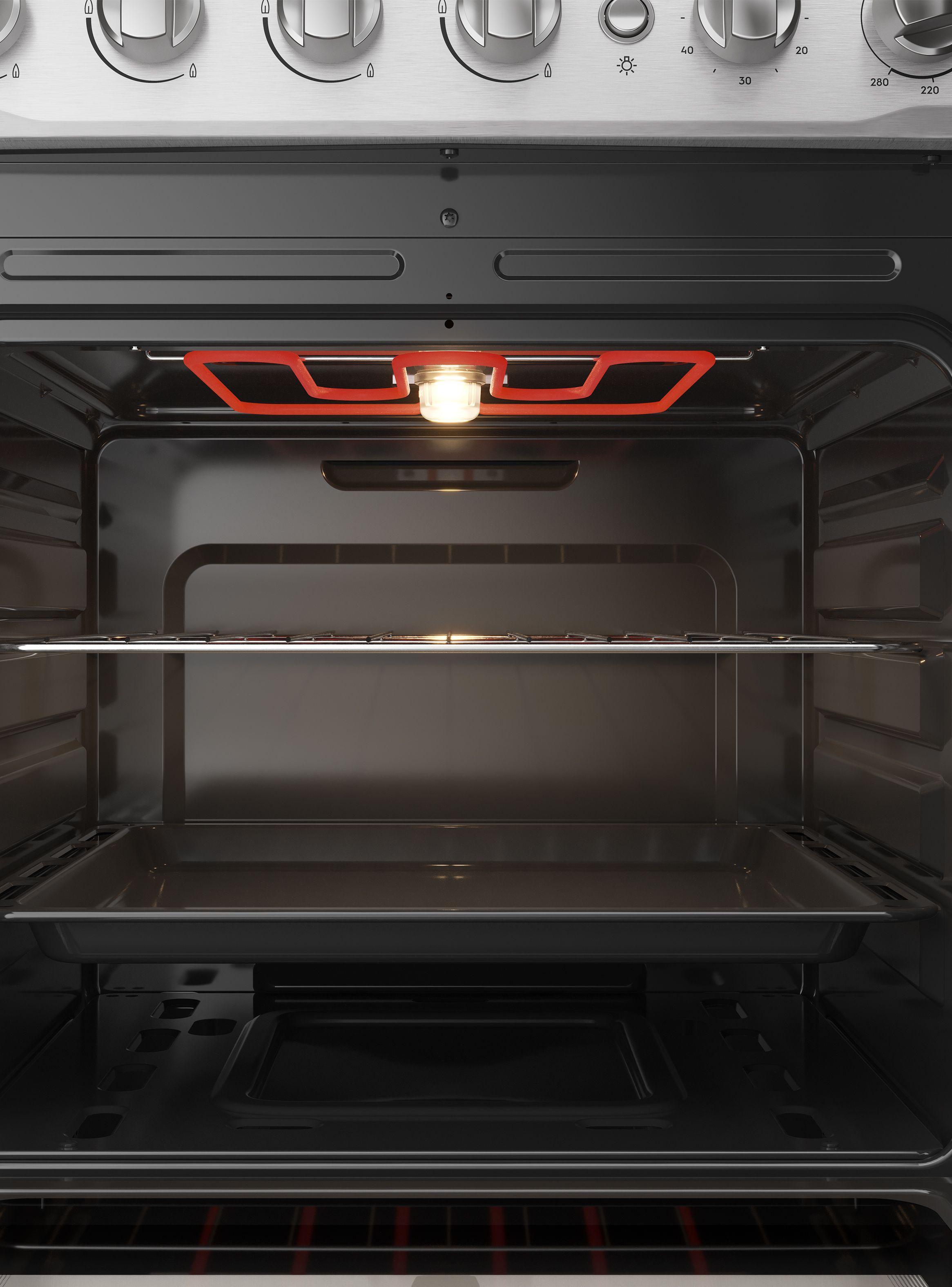 Cocina a Gas 4 Platos Fensa Cubierta Vidrio F 3000 RT Inox-5
