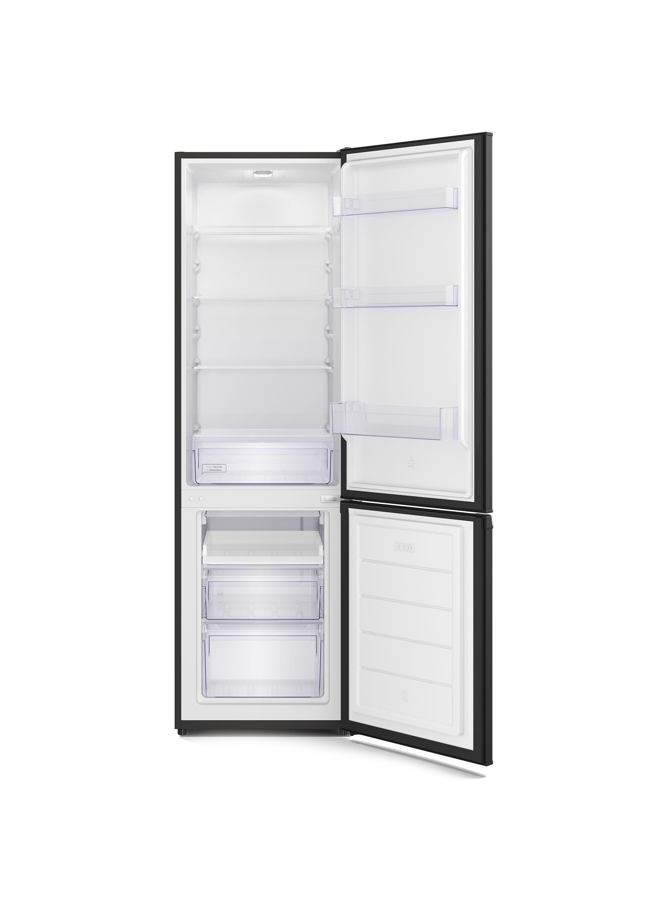 Refrigerador 262L Frío Directo Bottom Freezer MED270B Negro-3