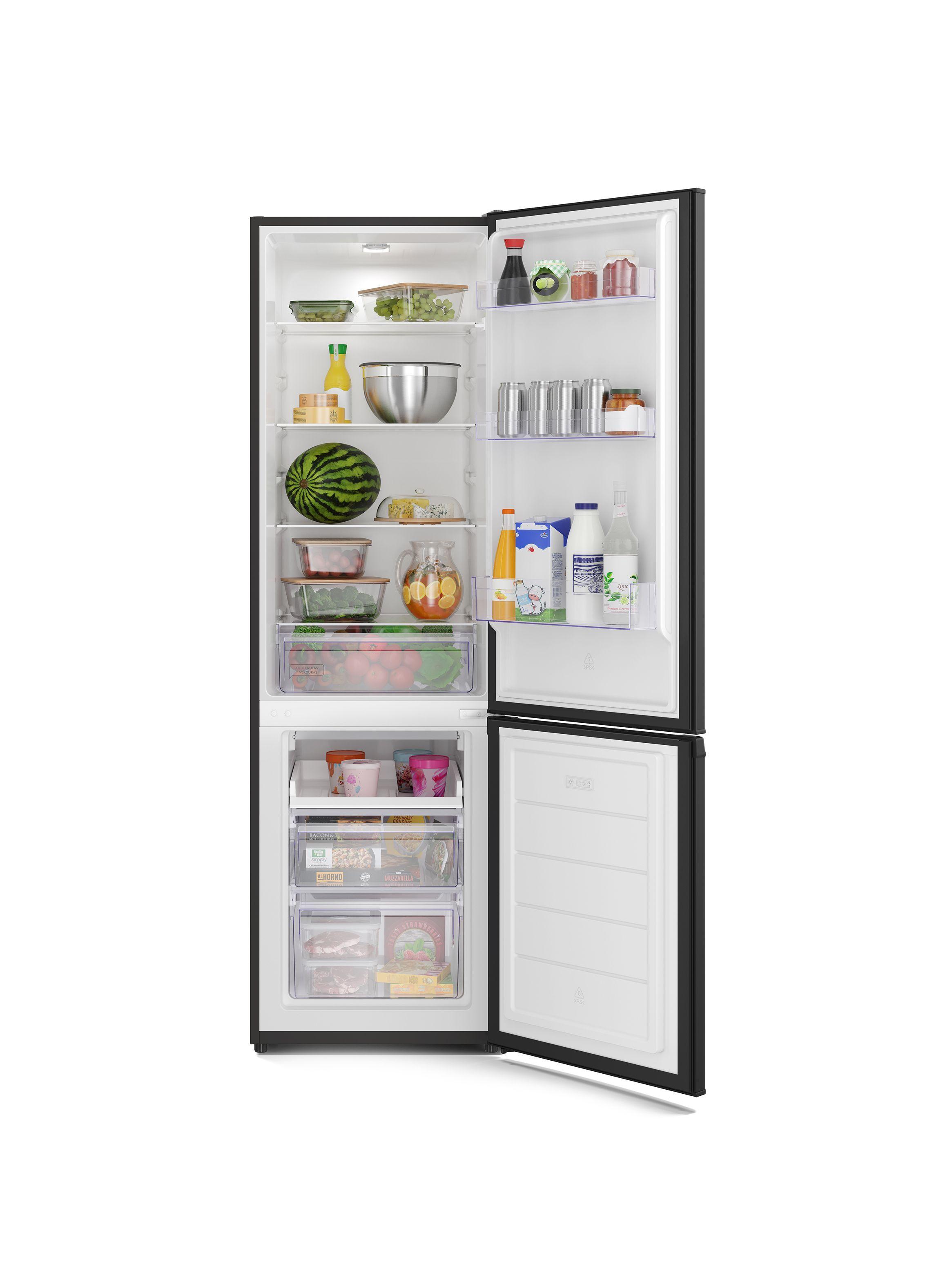 Refrigerador 262L Frío Directo Bottom Freezer MED270B Negro-4