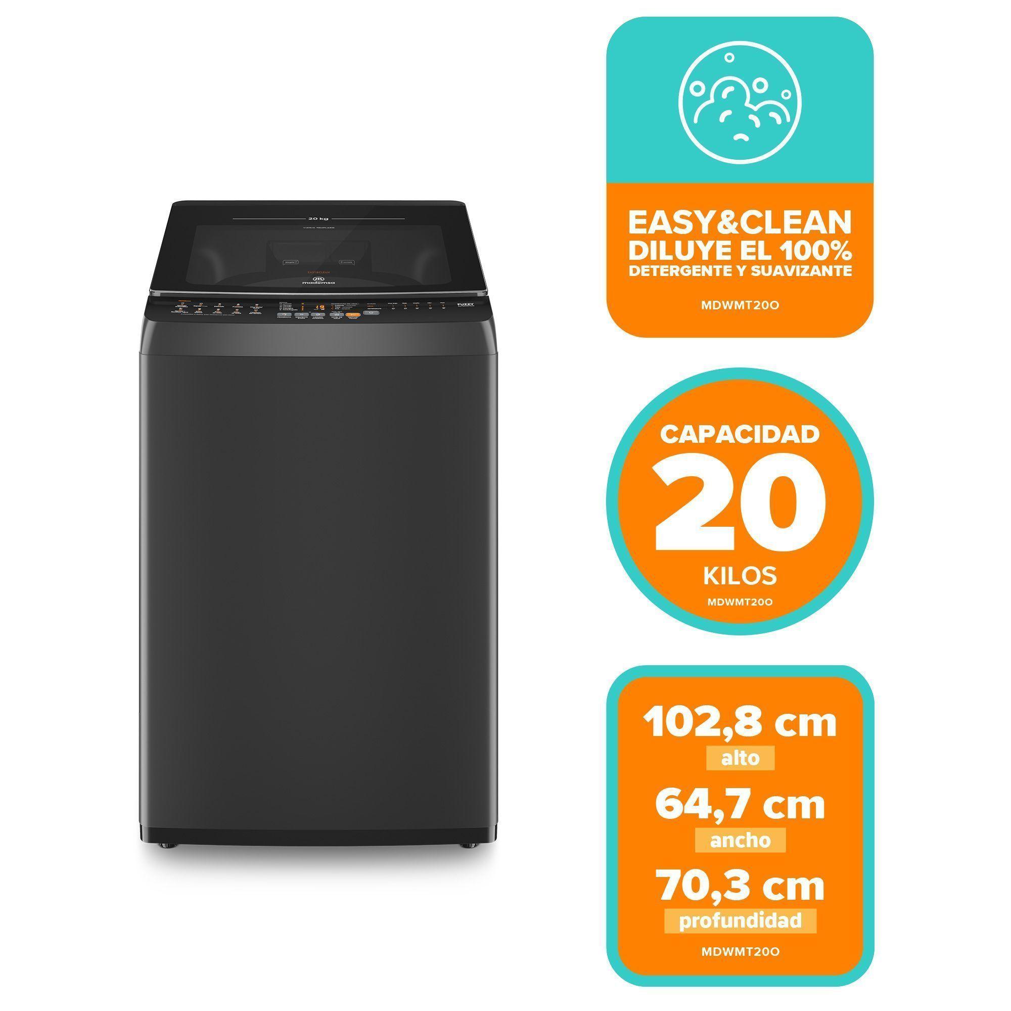 Lavadora Automática 20Kg Carga Superior MDWMT20O Onix-2