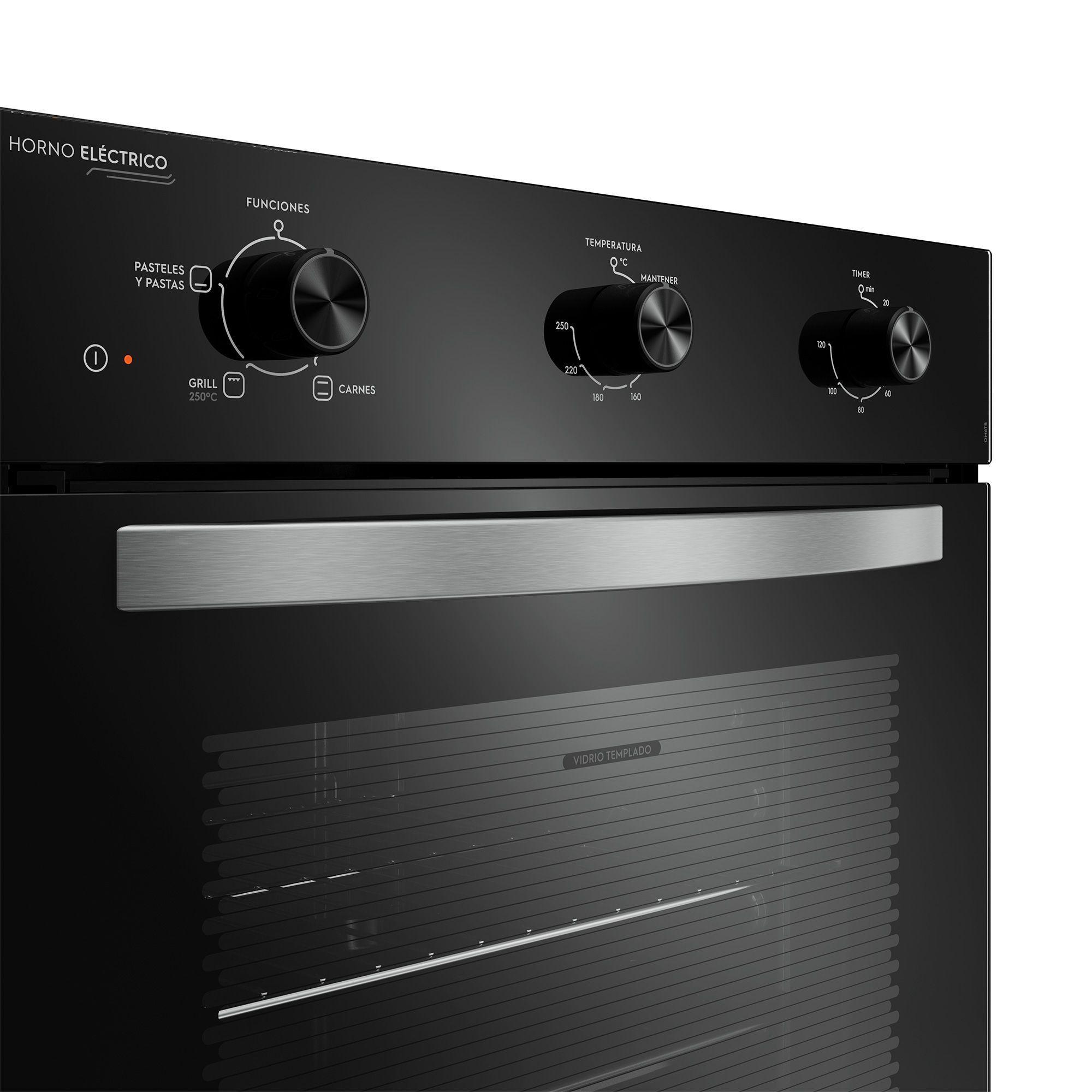 Horno Empotrable Eléctrico 59L Temporizador y Limpia Fácil OM6TB-7