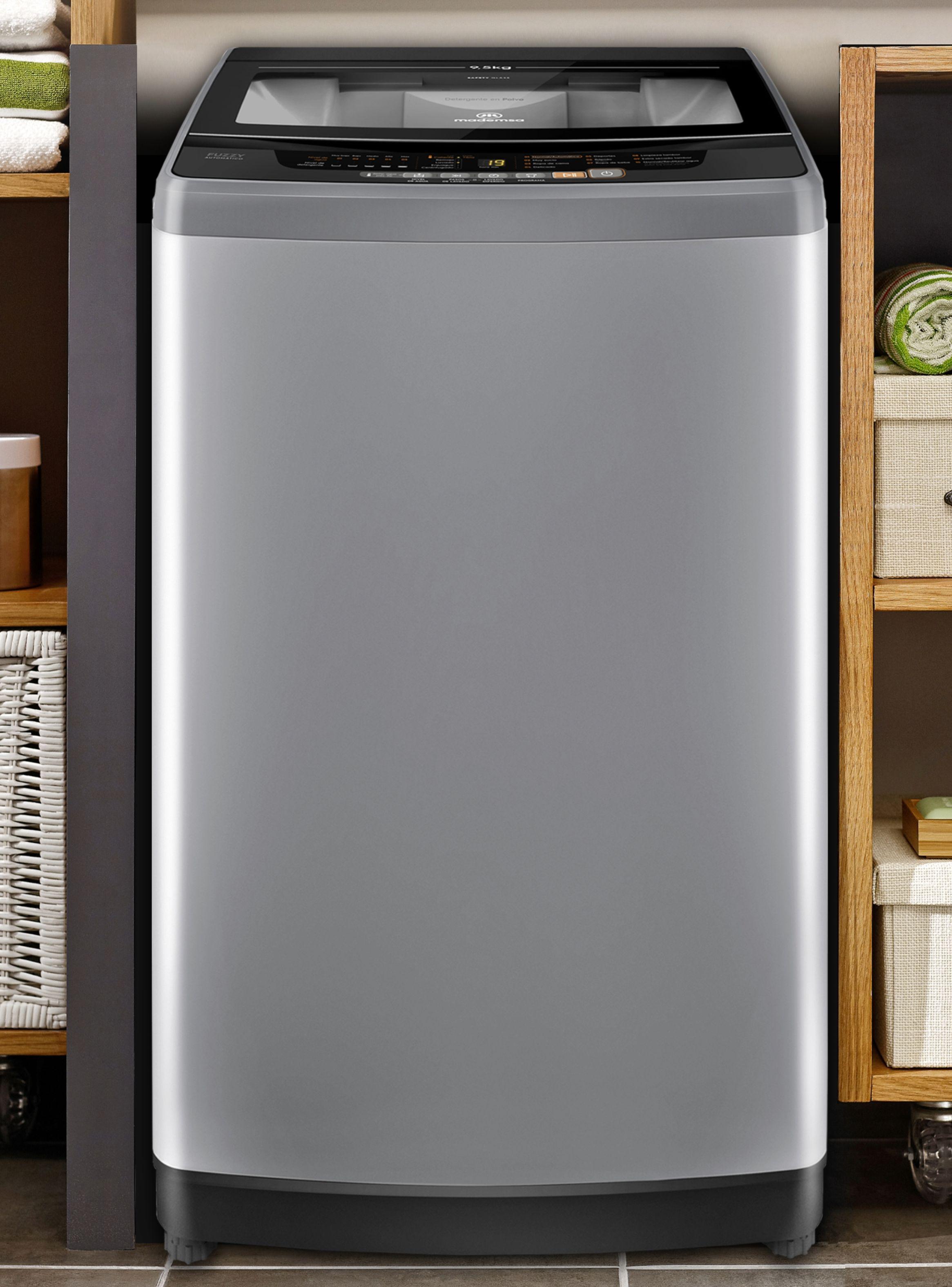 Lavadora Automática 9,5Kg Fuzzy Automático 9,5 SZG Gris-2