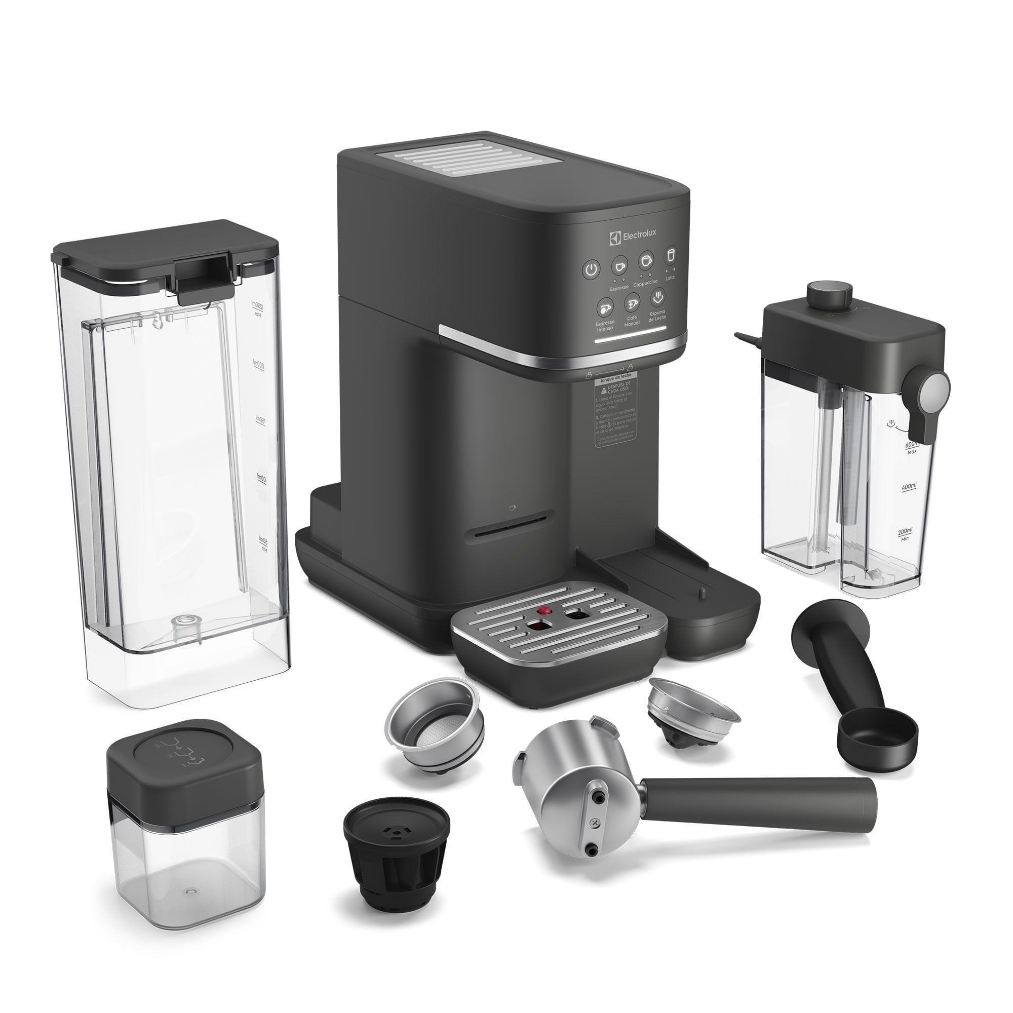 Cafetera Espresso 1,25L Digital Cápsula y Molido 1350W ECM70-4