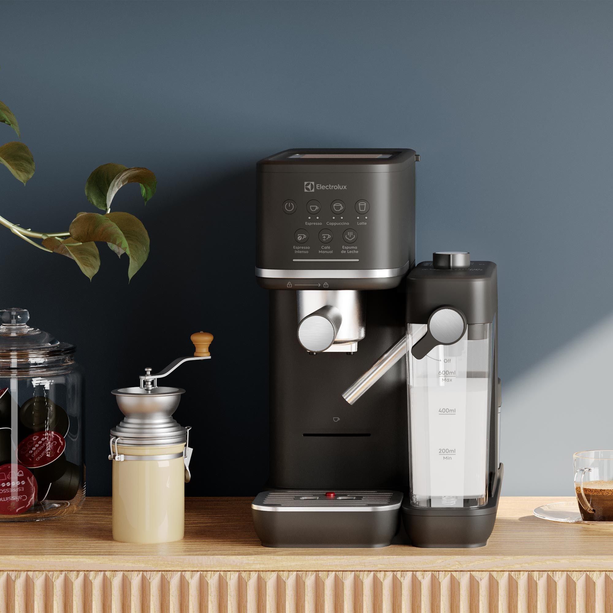 Cafetera Espresso 1,25L Digital Cápsula y Molido 1350W ECM70-6