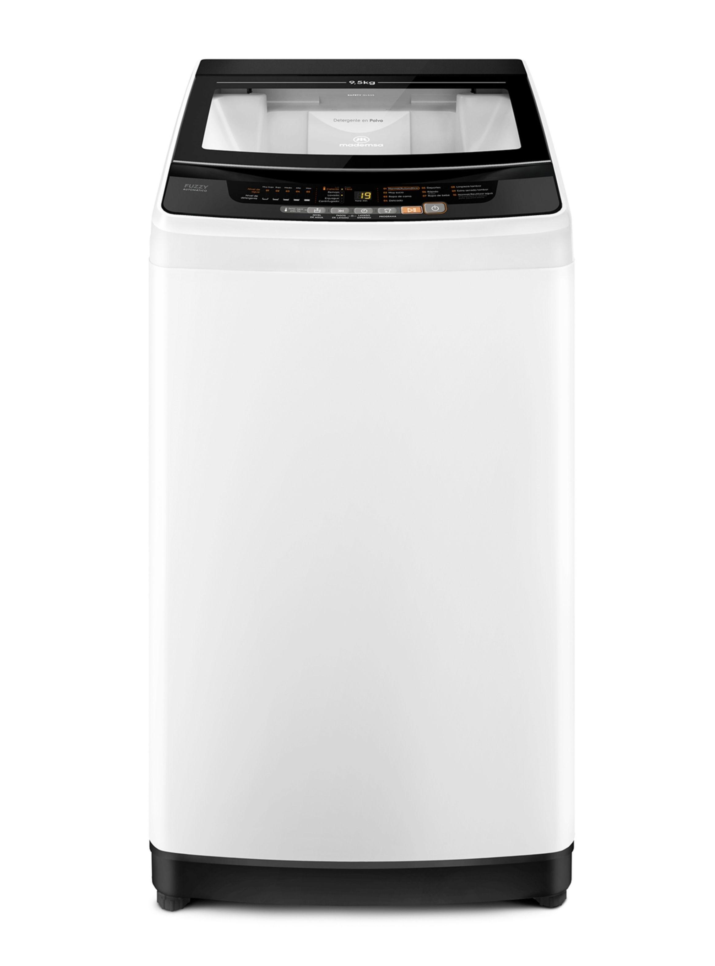 Lavadora Automática 9,5Kg Fuzzy Automático 9,5 BZG Blanca-0