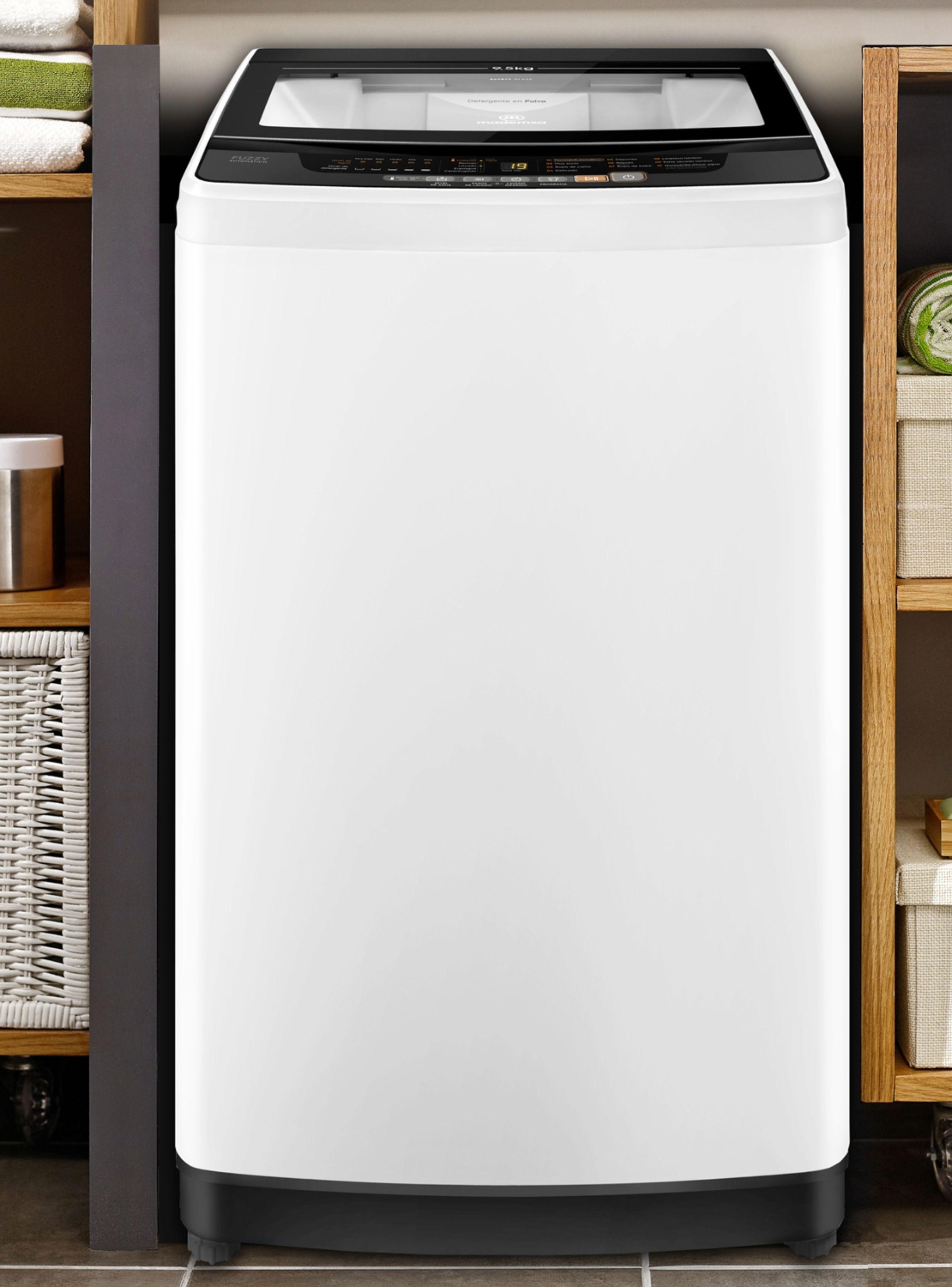 Lavadora Automática 9,5Kg Fuzzy Automático 9,5 BZG Blanca-2