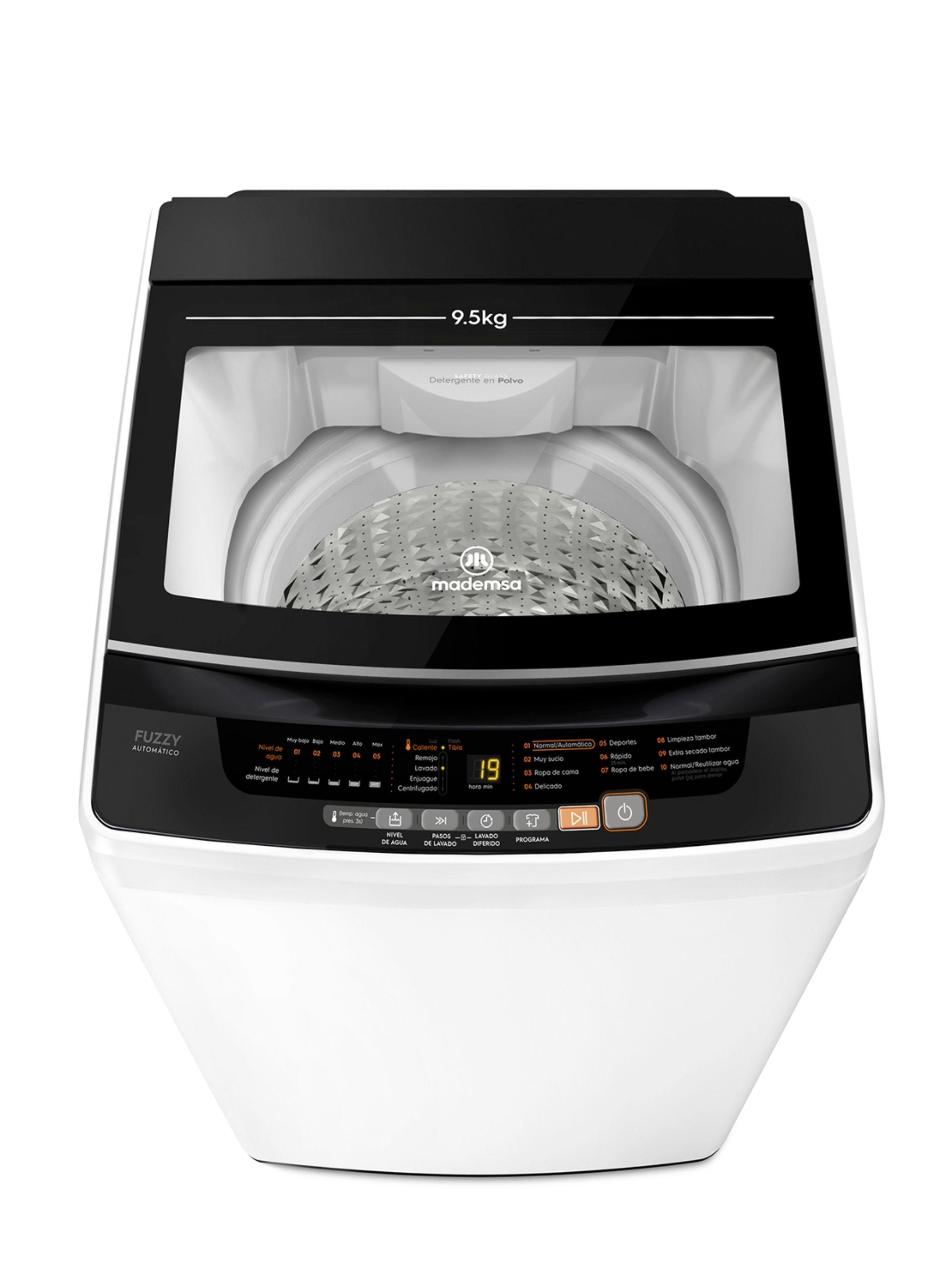 Lavadora Automática 9,5Kg Fuzzy Automático 9,5 BZG Blanca-4