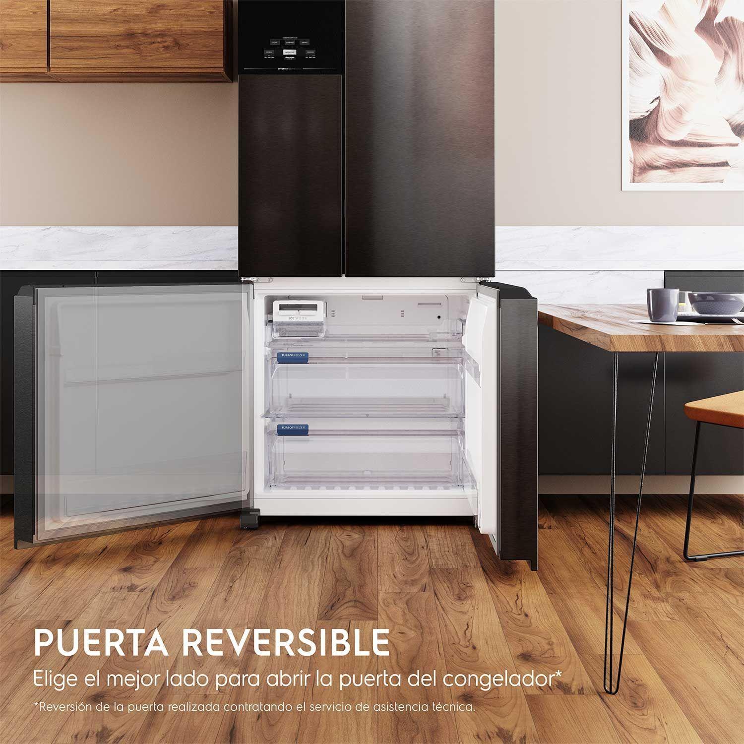 Refrigerador Electrolux 590L No Frost 3 Puertas Inverter IM8B Negro-8