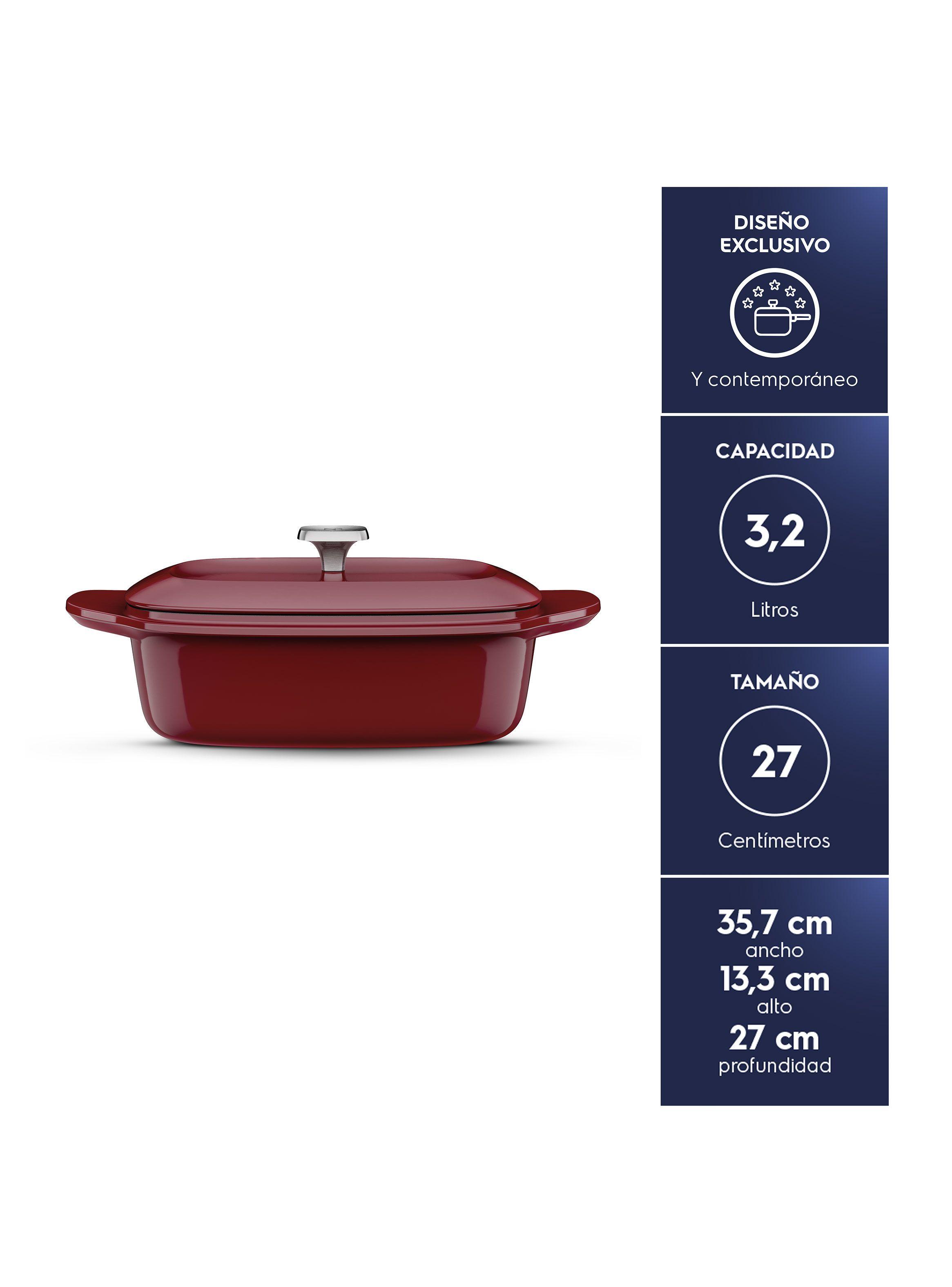 Olla Ovalada de Hierro Fundido Esmaltado Electrolux Expert 27 cm -2