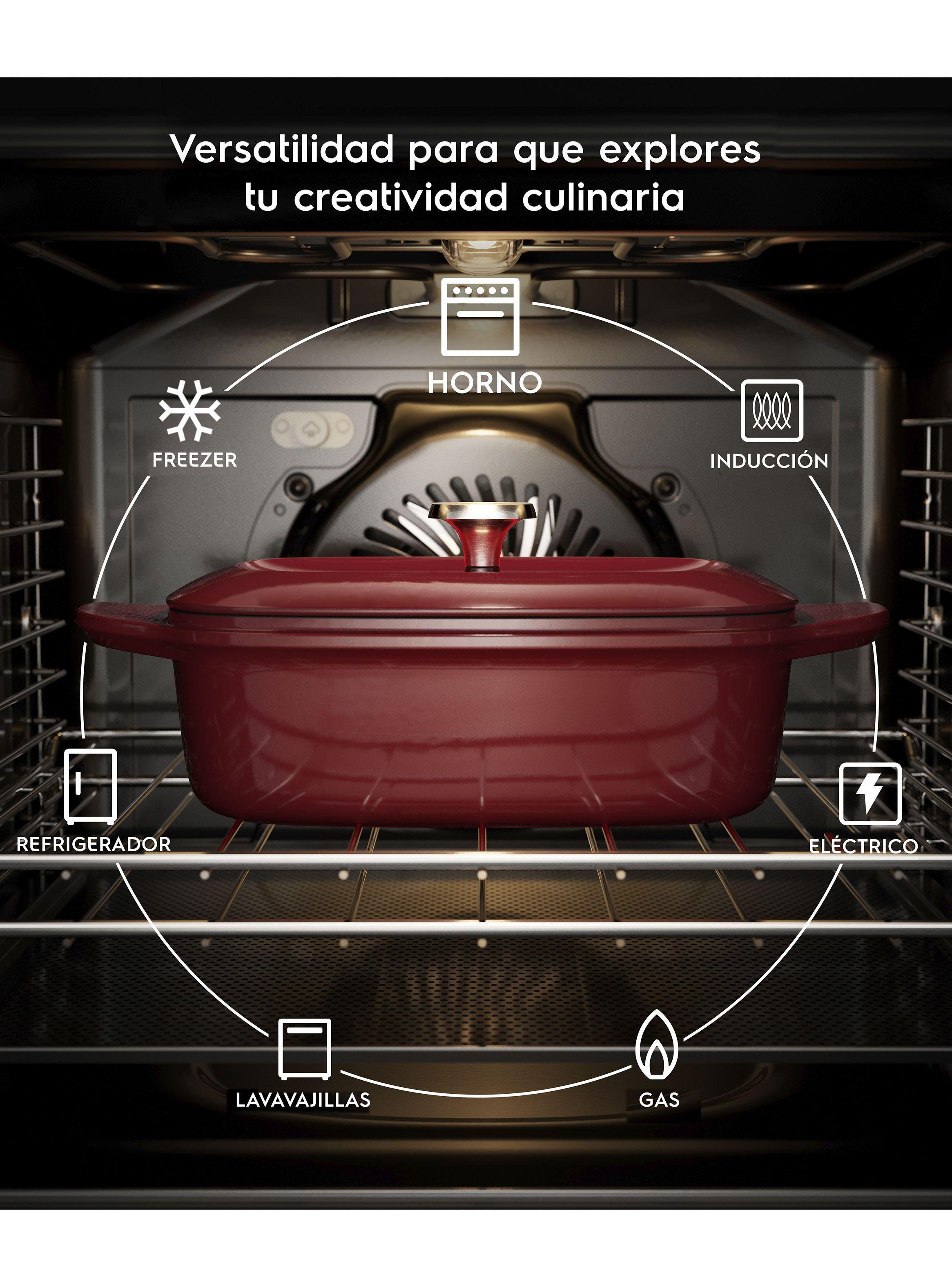 Olla Ovalada de Hierro Fundido Esmaltado Electrolux Expert 27 cm -6