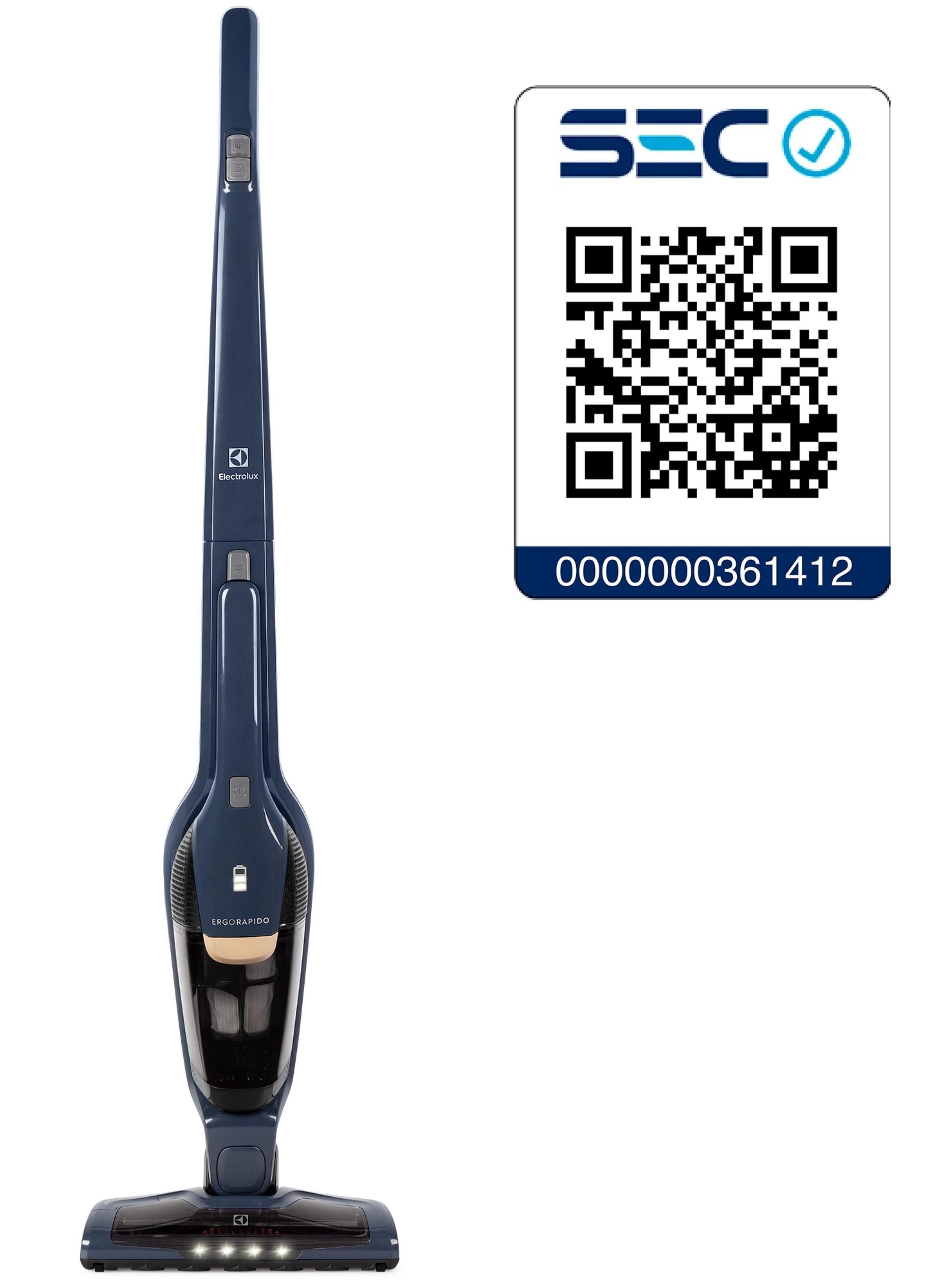 Aspiradora Vertical Inalámbrica Ergorapido 2 en 1 ERG25N-7