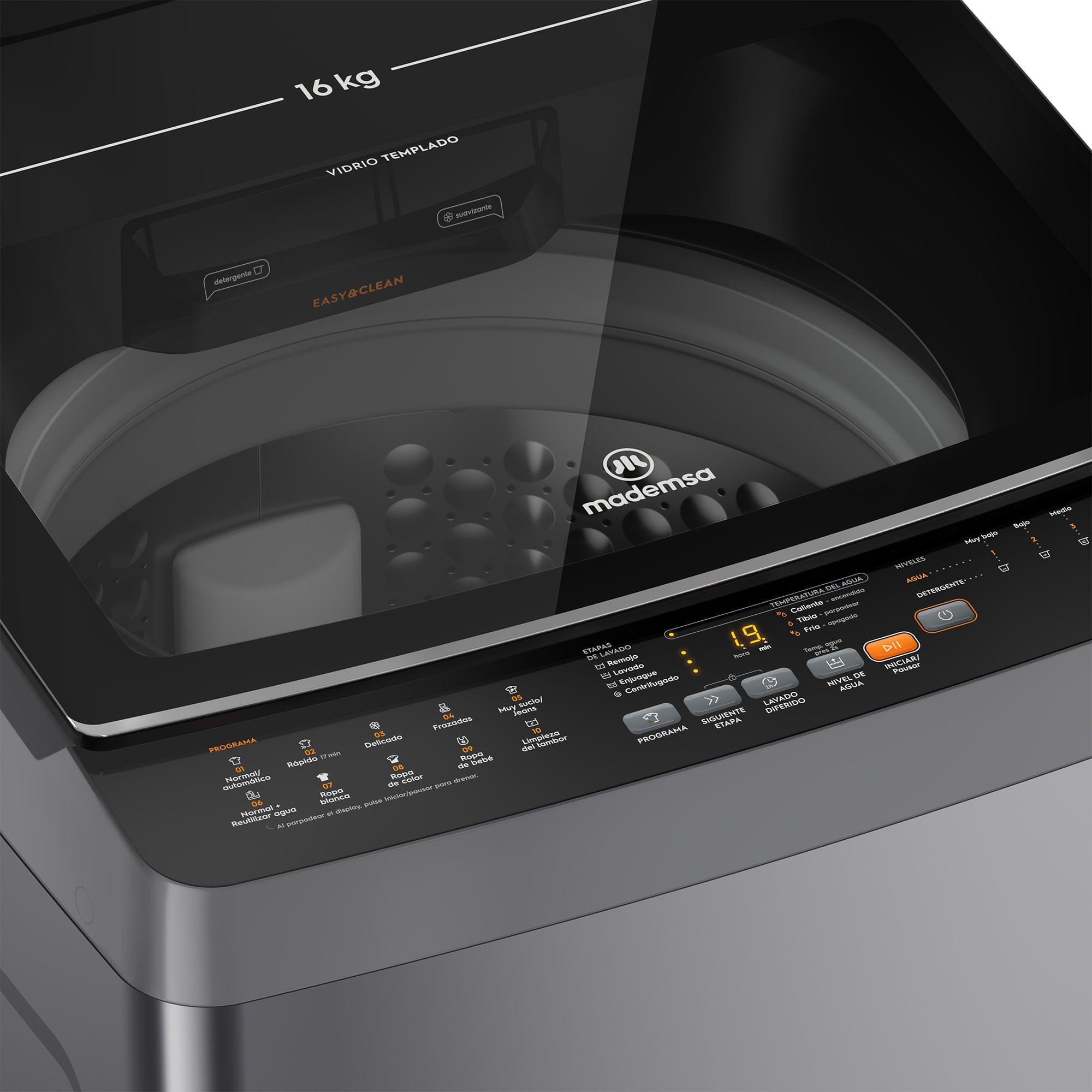 Lavadora Automática 16Kg Carga Superior MDWMT16S Silver-4