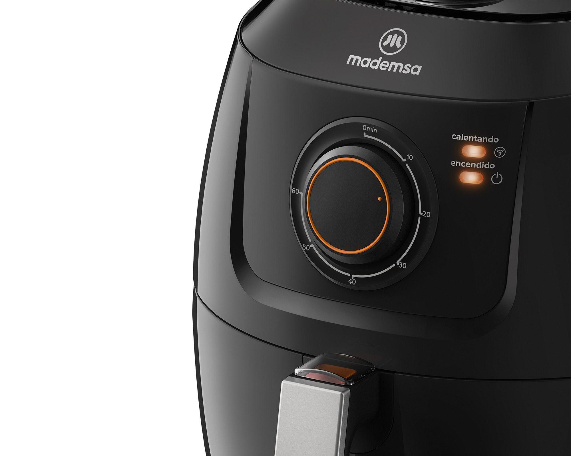 Freidora de Aire Mademsa 6,5 L con Temporizador 1700W MAF50-5