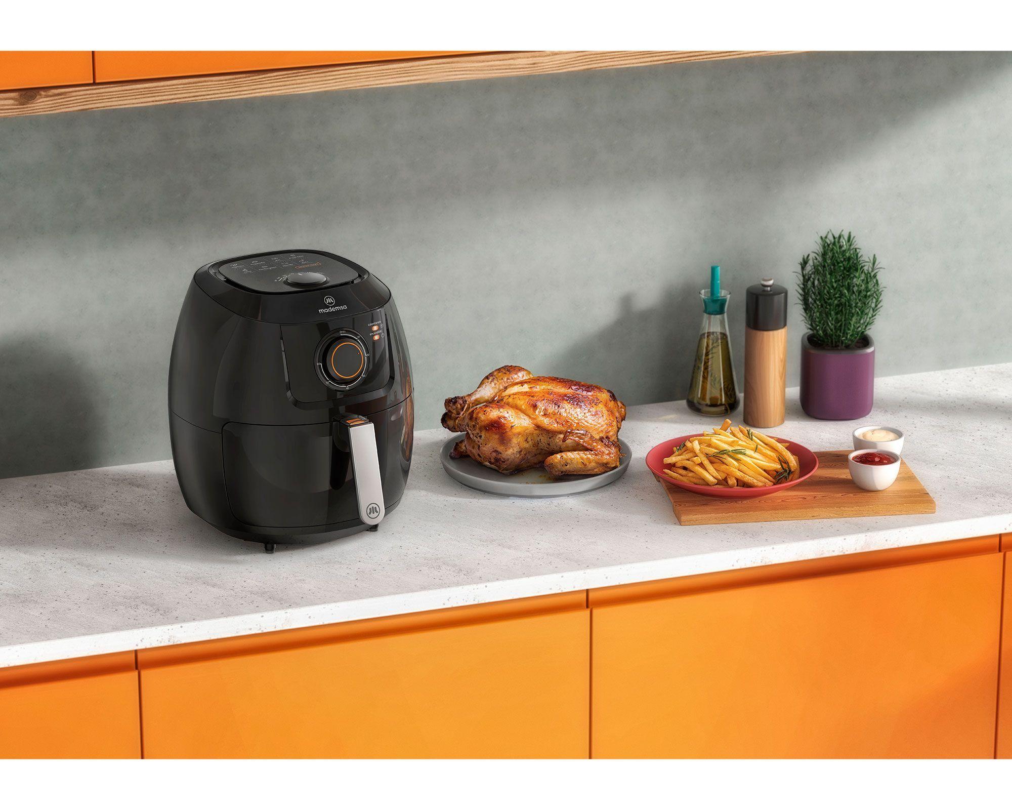 Freidora de Aire Mademsa 6,5 L con Temporizador 1700W MAF50-6