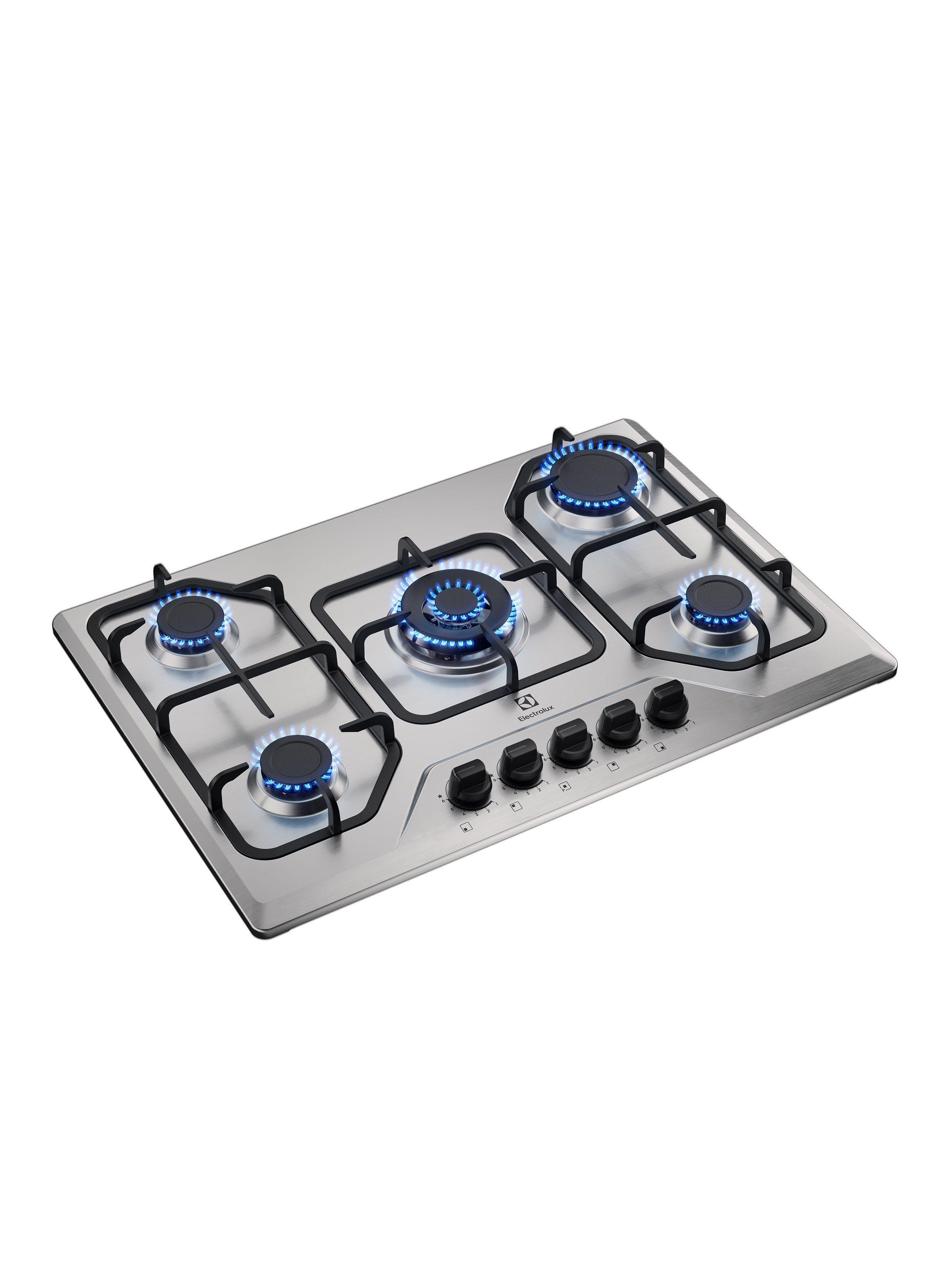 Encimera a Gas 5 Platos Experience Multi Llama KE5XC Inox-3