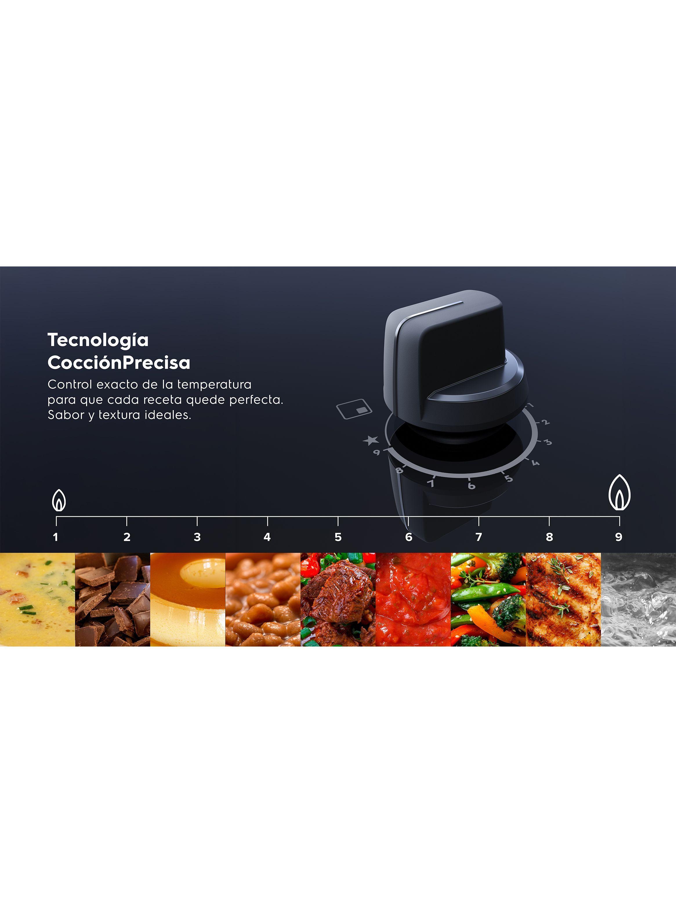 Encimera a Gas 5 Platos Experience Multi Llama KE5XC Inox-4