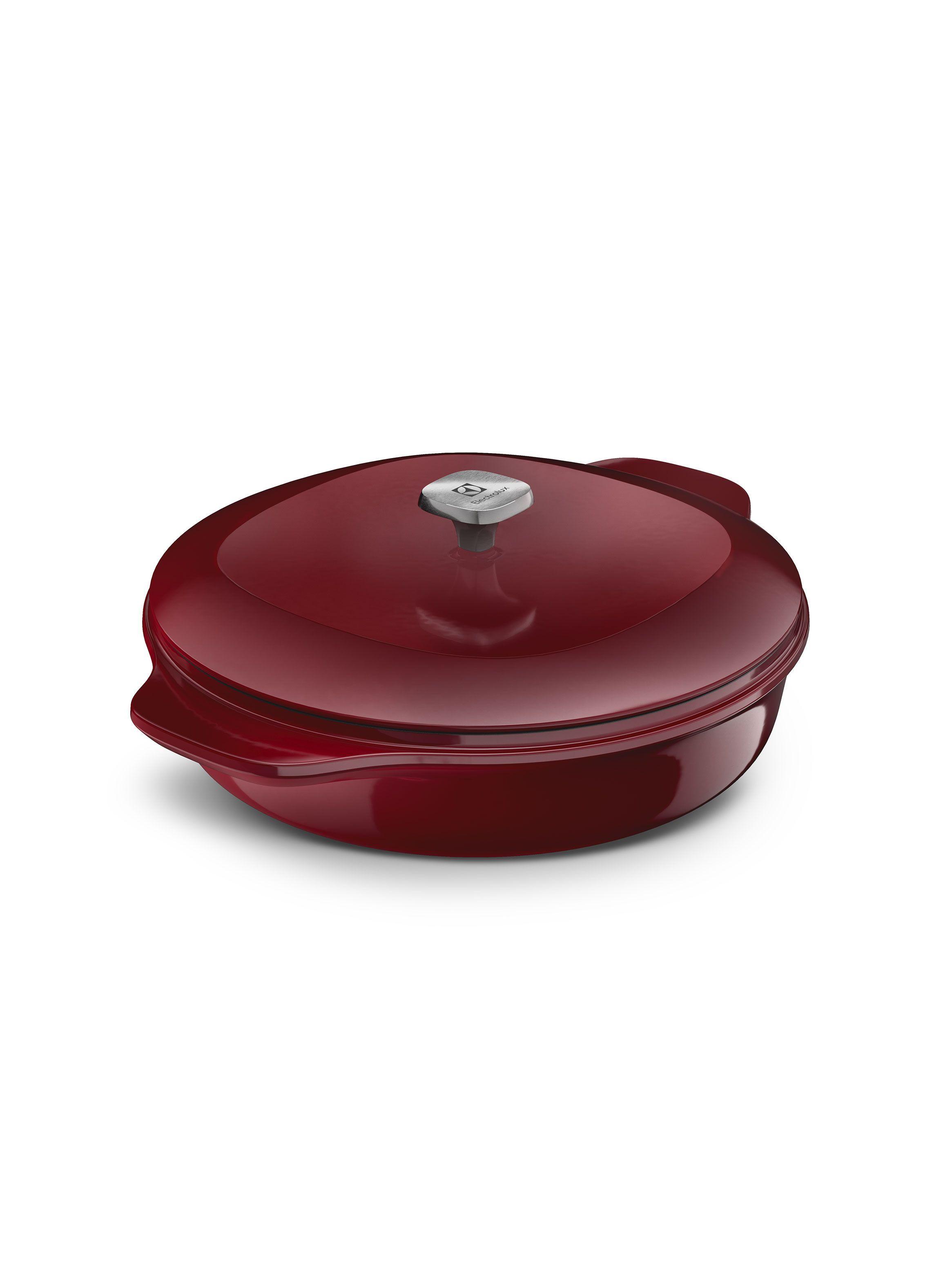 Wok de Hierro Fundido Esmaltado Electrolux Expert 30 cm -3