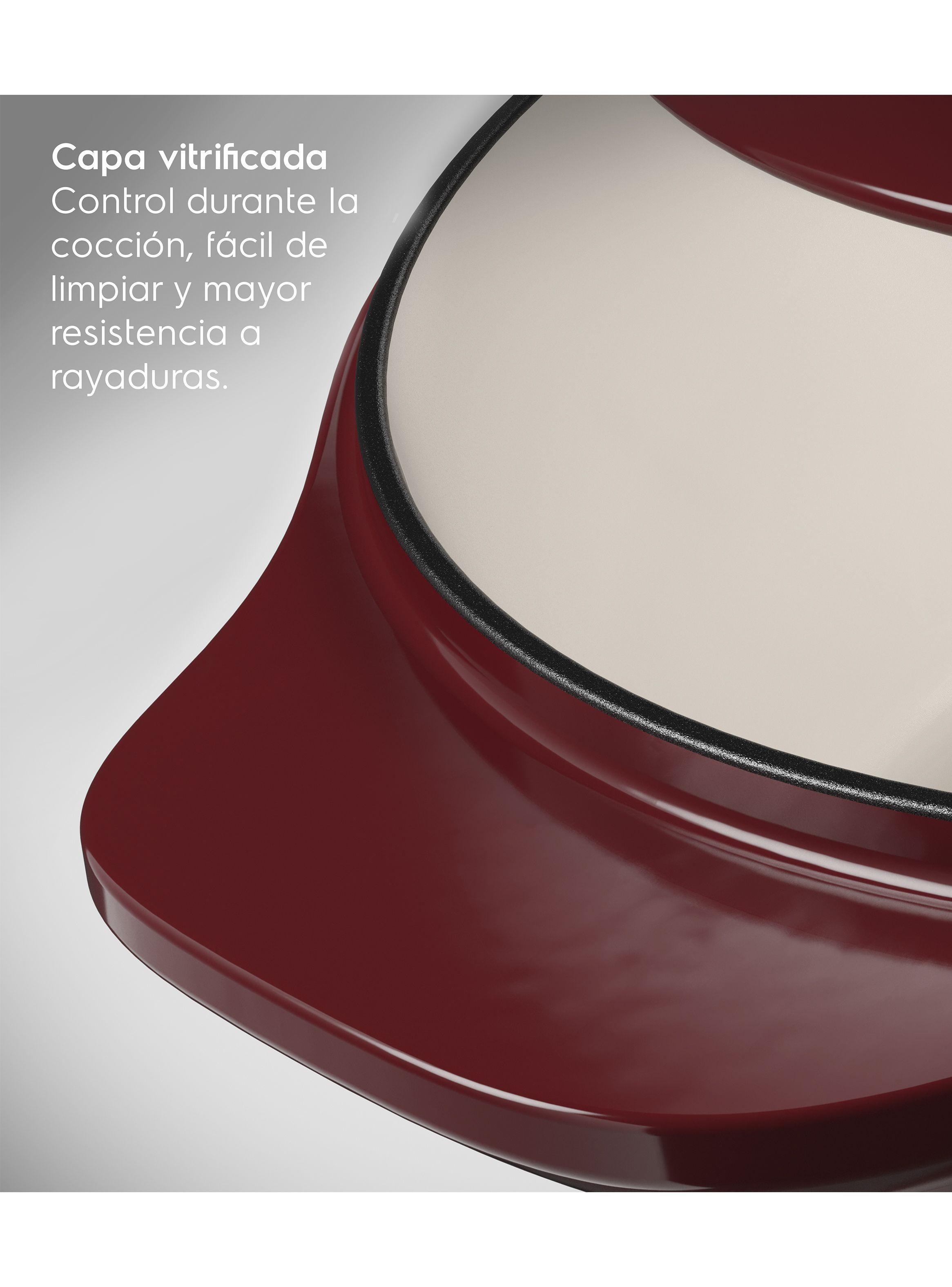 Wok de Hierro Fundido Esmaltado Electrolux Expert 30 cm -4