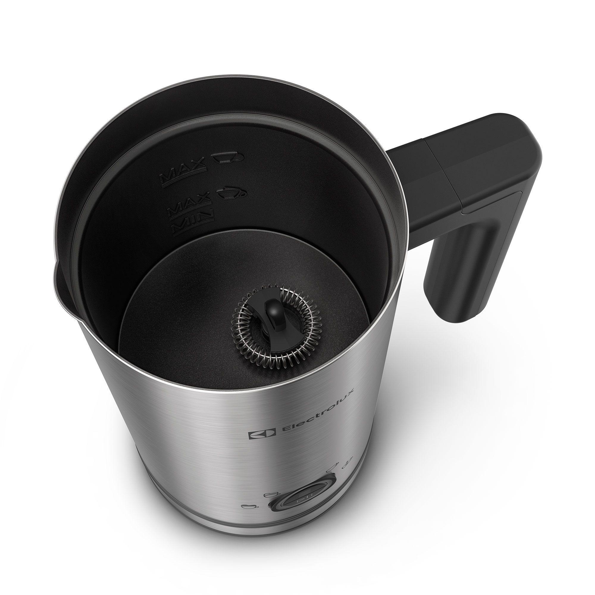 Espumador de Leche Electrolux 300ml 460W EMF10 Acero Inoxidable-3