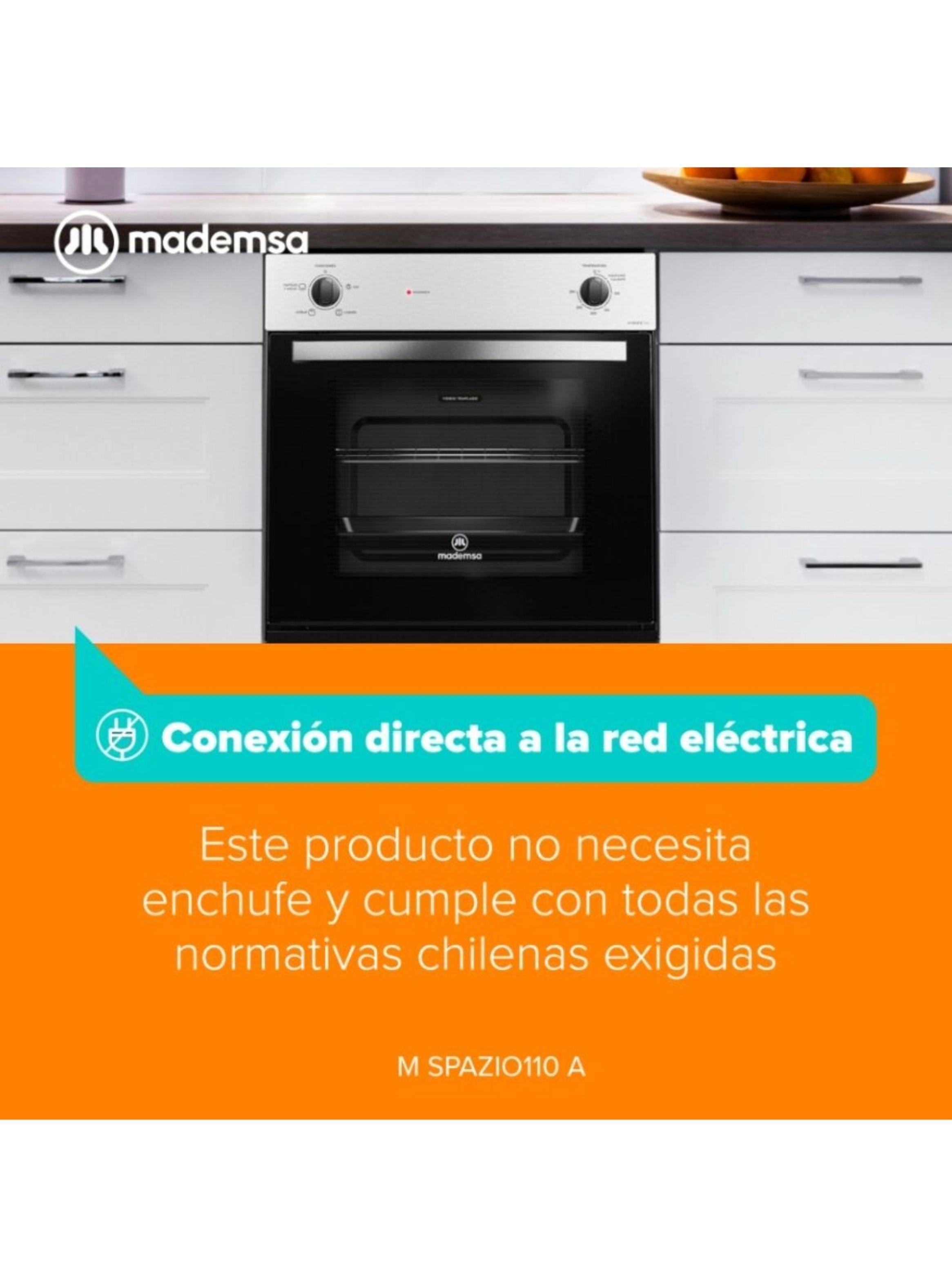 Horno Empotrable Eléctrico 66L Timer M Spazio 110A Gris-6