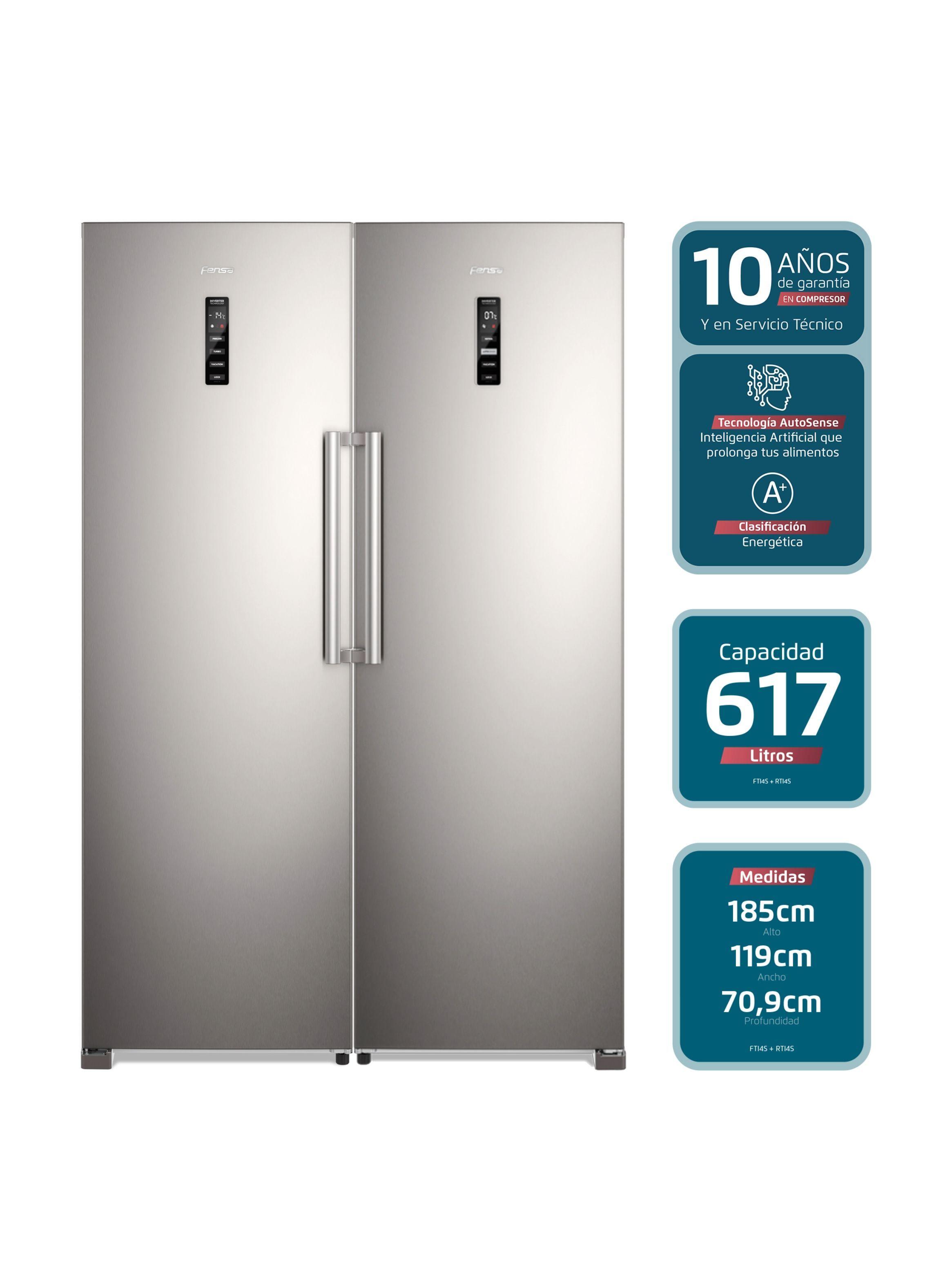Kit Refrigerador RTI4S + Freezer FTI4S NoFrost Inverter 617L-2