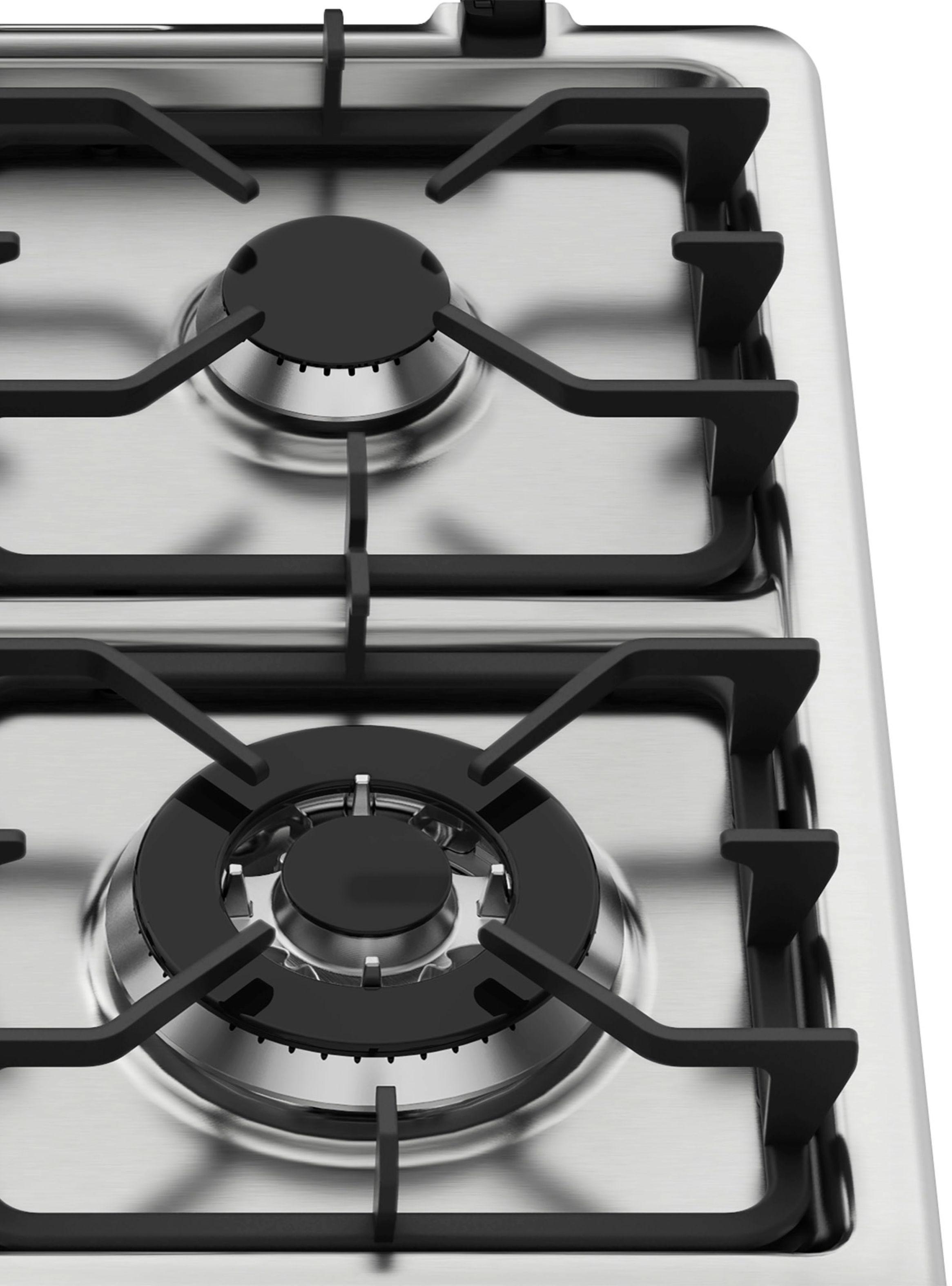 Cocina a Gas 4 Platos Fensa Doble Horno Timer Digital 56 DXT-4