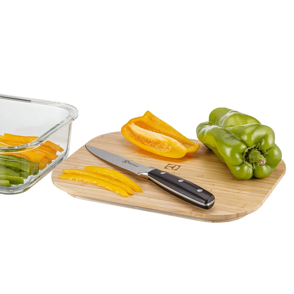 Set Contenedores de Vidrio Herméticos Tapa Bambú 2 Uds-3