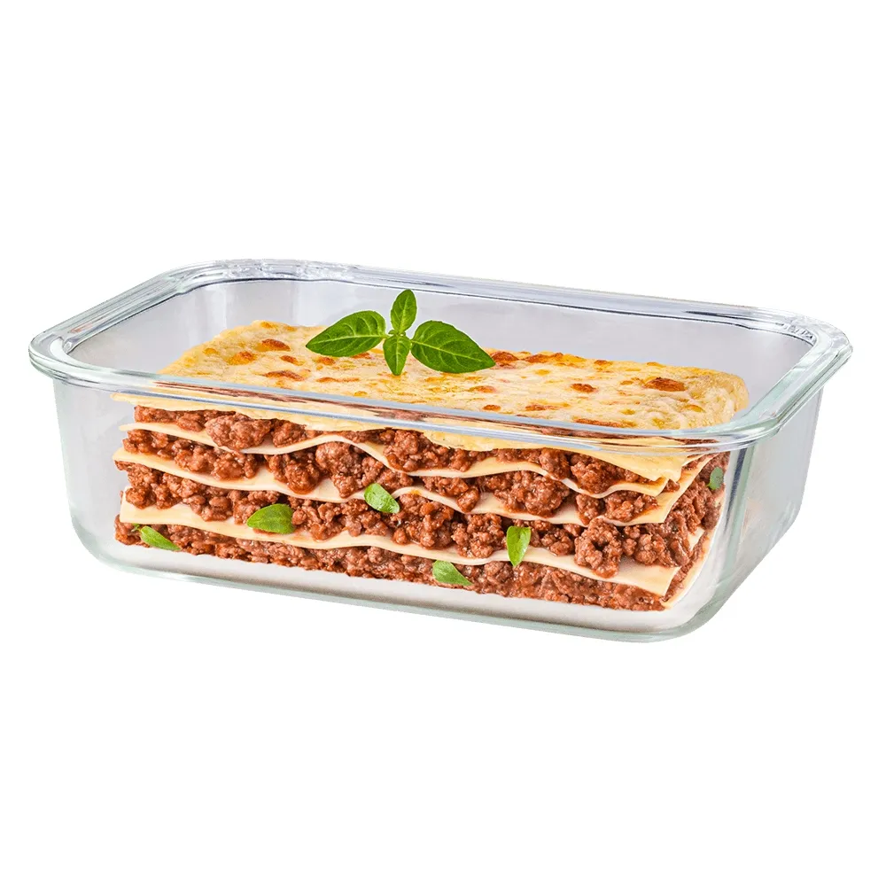 Set Contenedores de Vidrio Herméticos Tapa Bambú 2 Uds-4