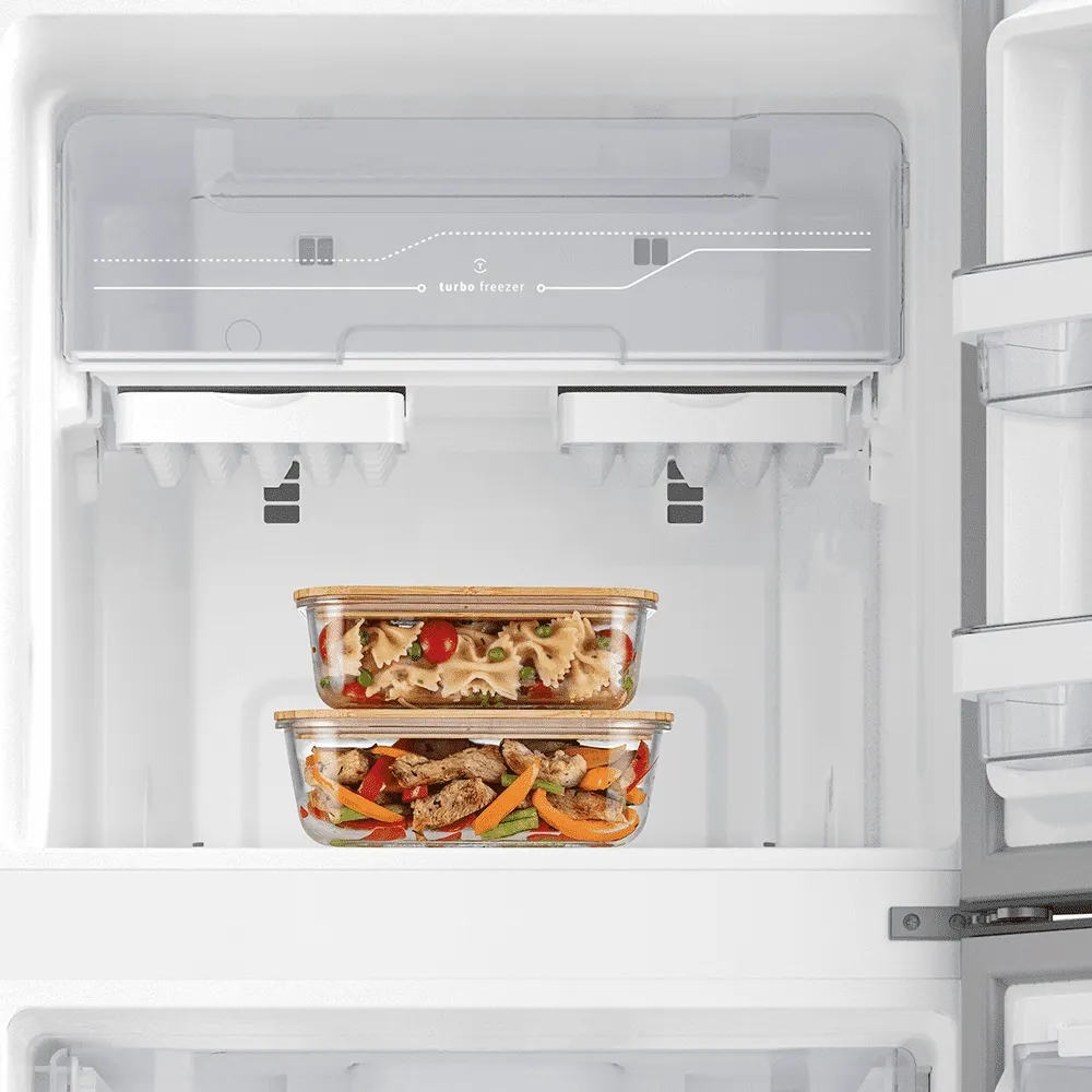 Set Contenedores de Vidrio Herméticos Tapa Bambú 2 Uds-5