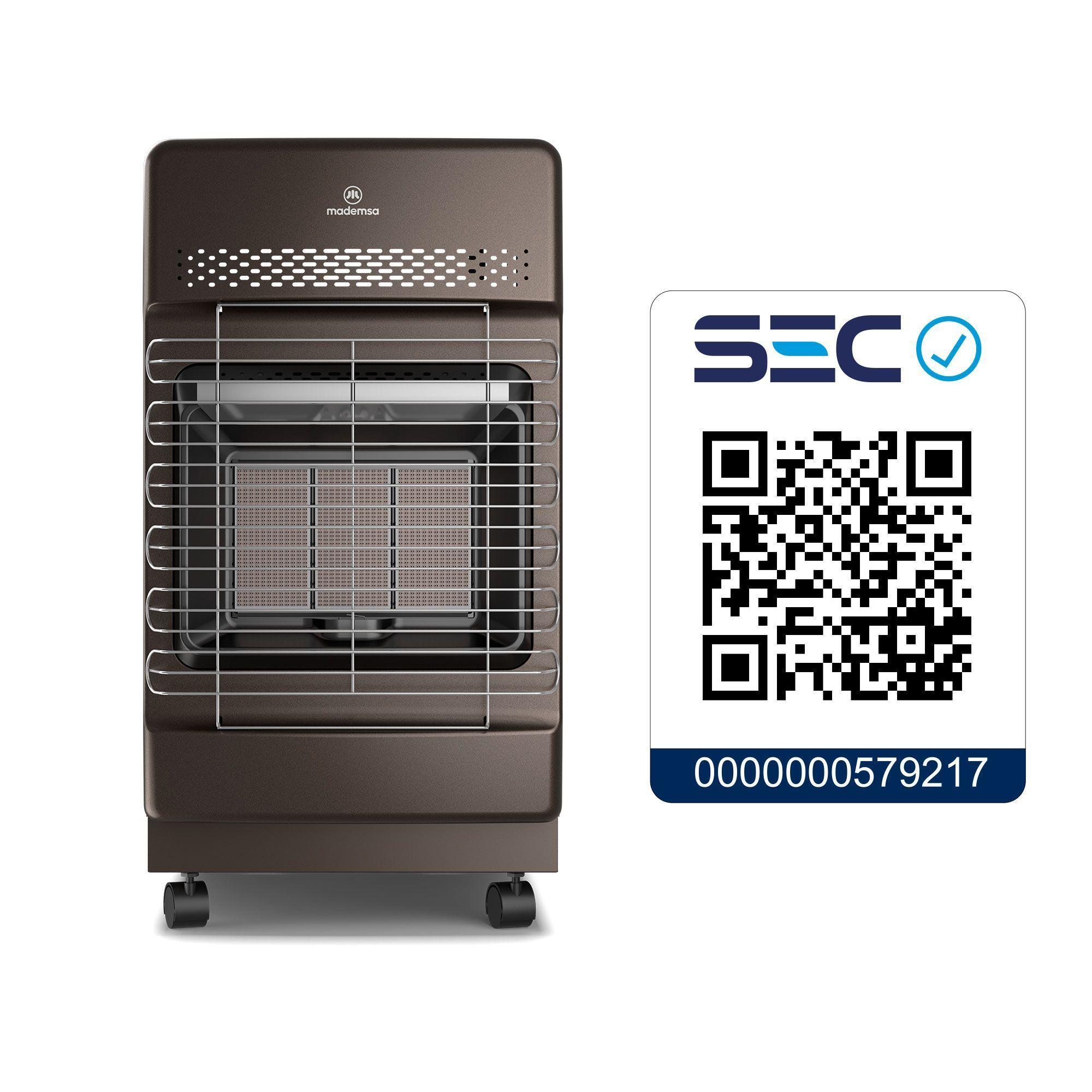 Estufa a Gas Mademsa 11 a 15 Kgs 4 2 Kw HG15G Bronce-7