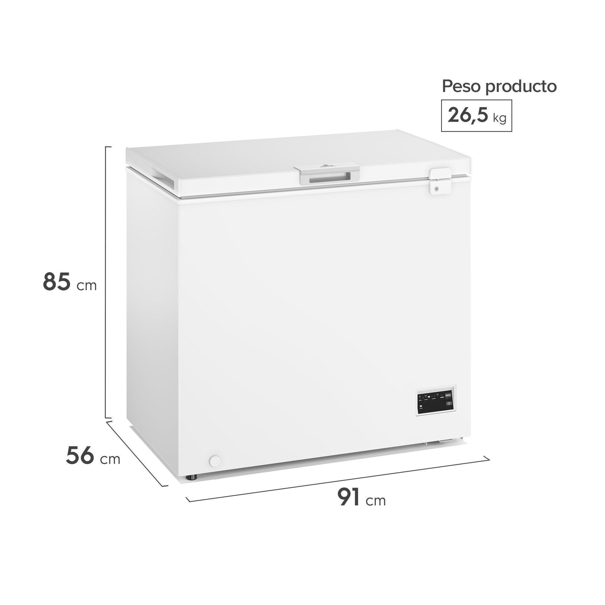 Congelador Freezer Horizontal Dual 198L Inverter Frío Directo M200DI-1