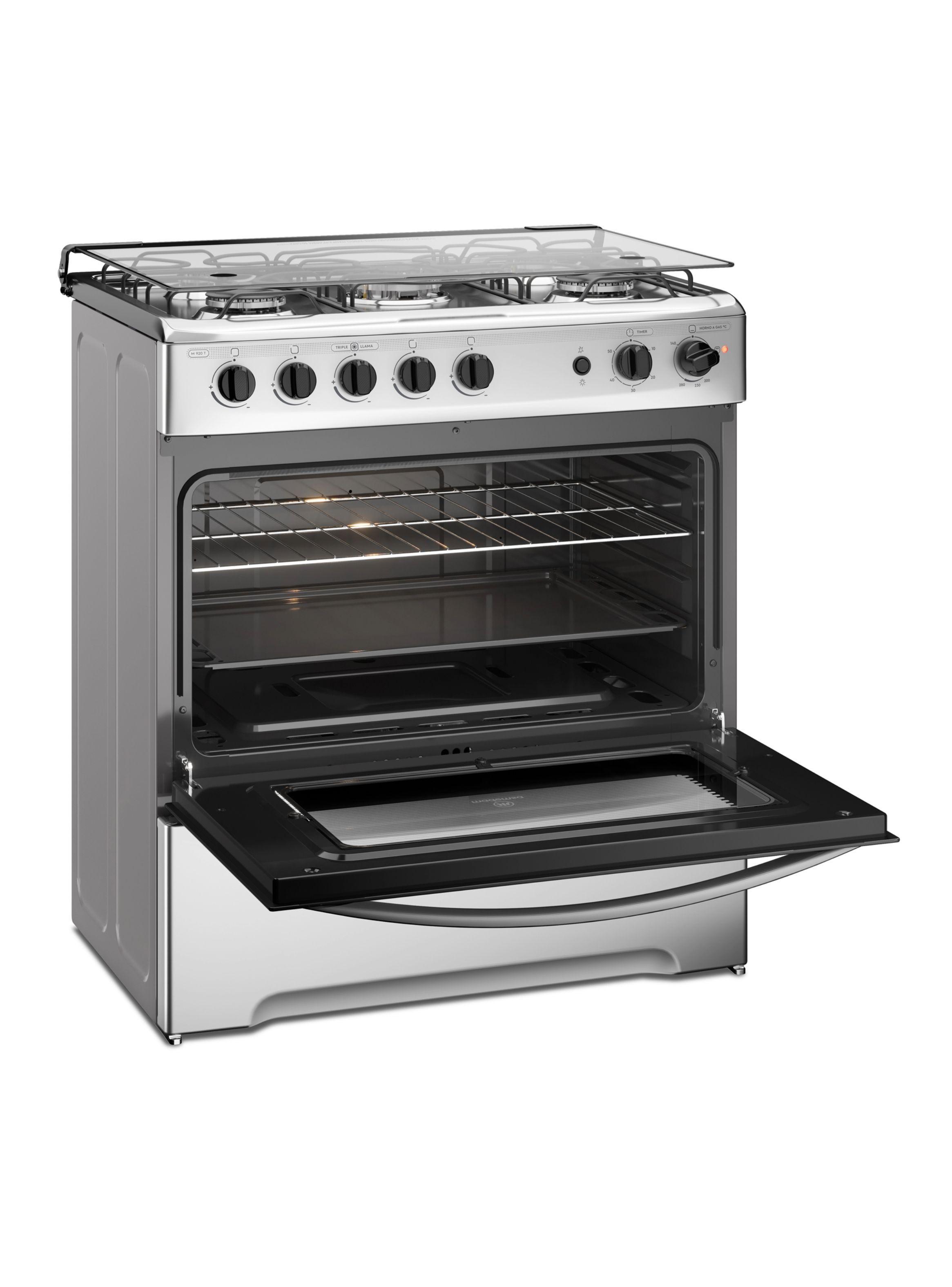 Cocina a Gas 5 Platos Mademsa Triple Llama M 920 T Inox-6