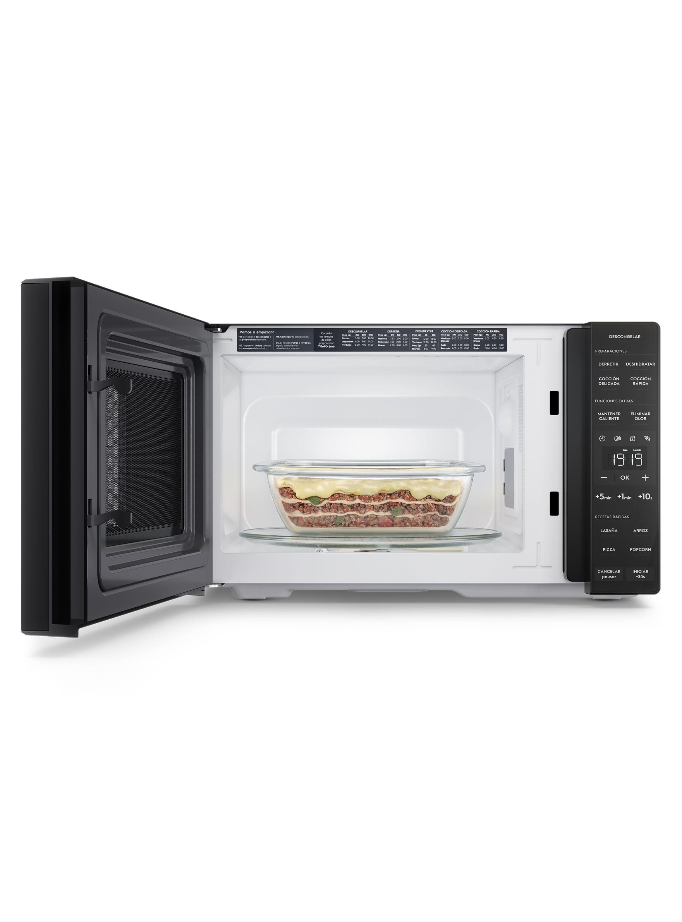Microondas Electrolux 25 Litros Digital Descongelamiento Asistido ME25N Negro-4