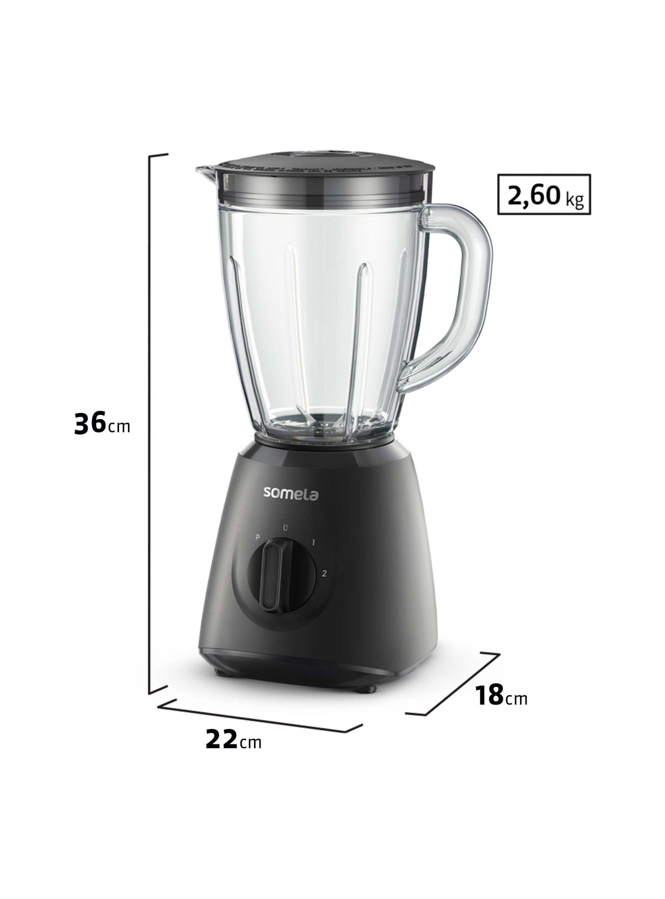 Licuadora 1,5 Litros con 2 Velocidades y Pulso SBL20 Somela-1
