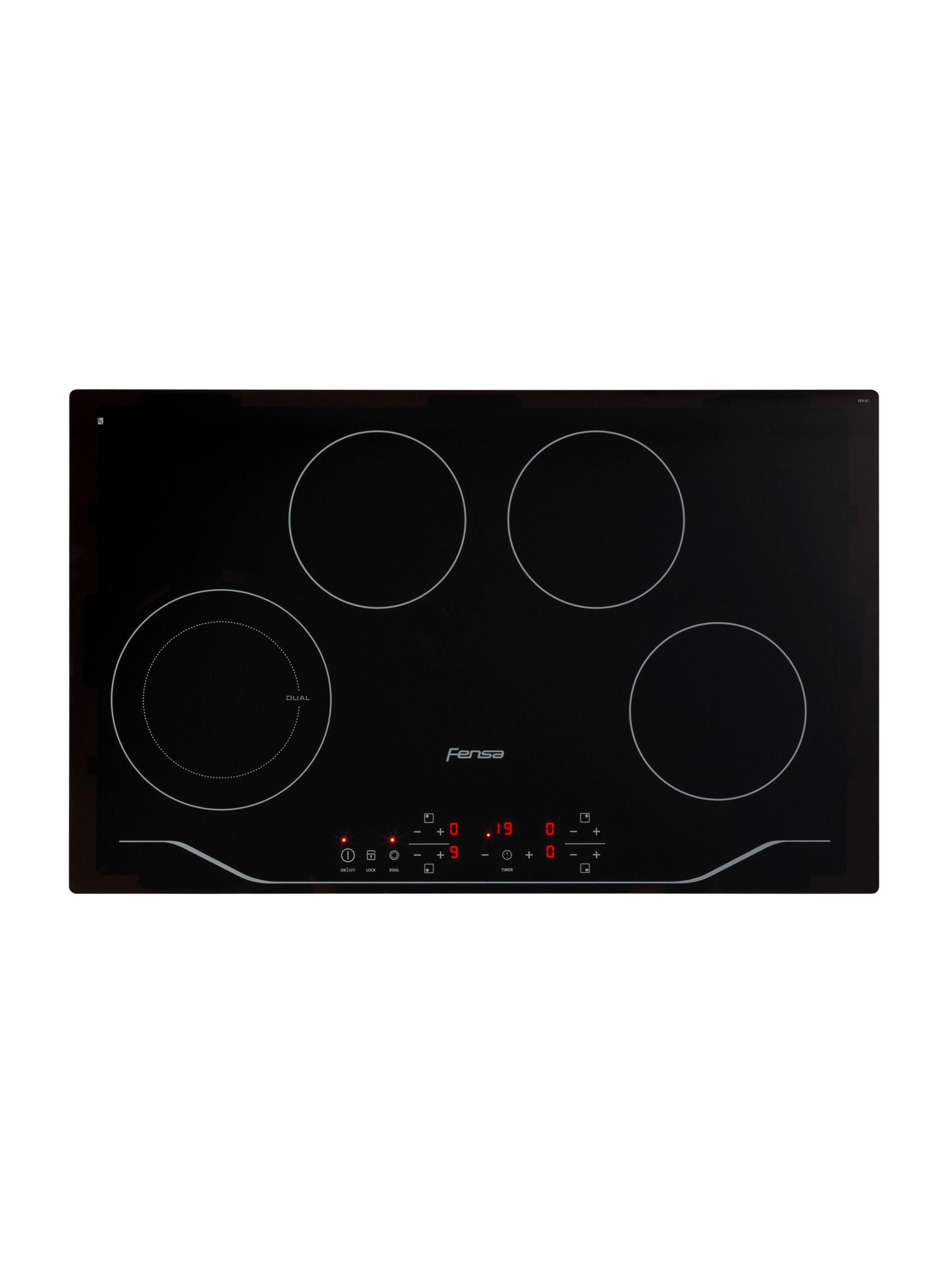 Encimera Eléctrica 4  Platos Fensa Vitrocerámica FEV 4T-4