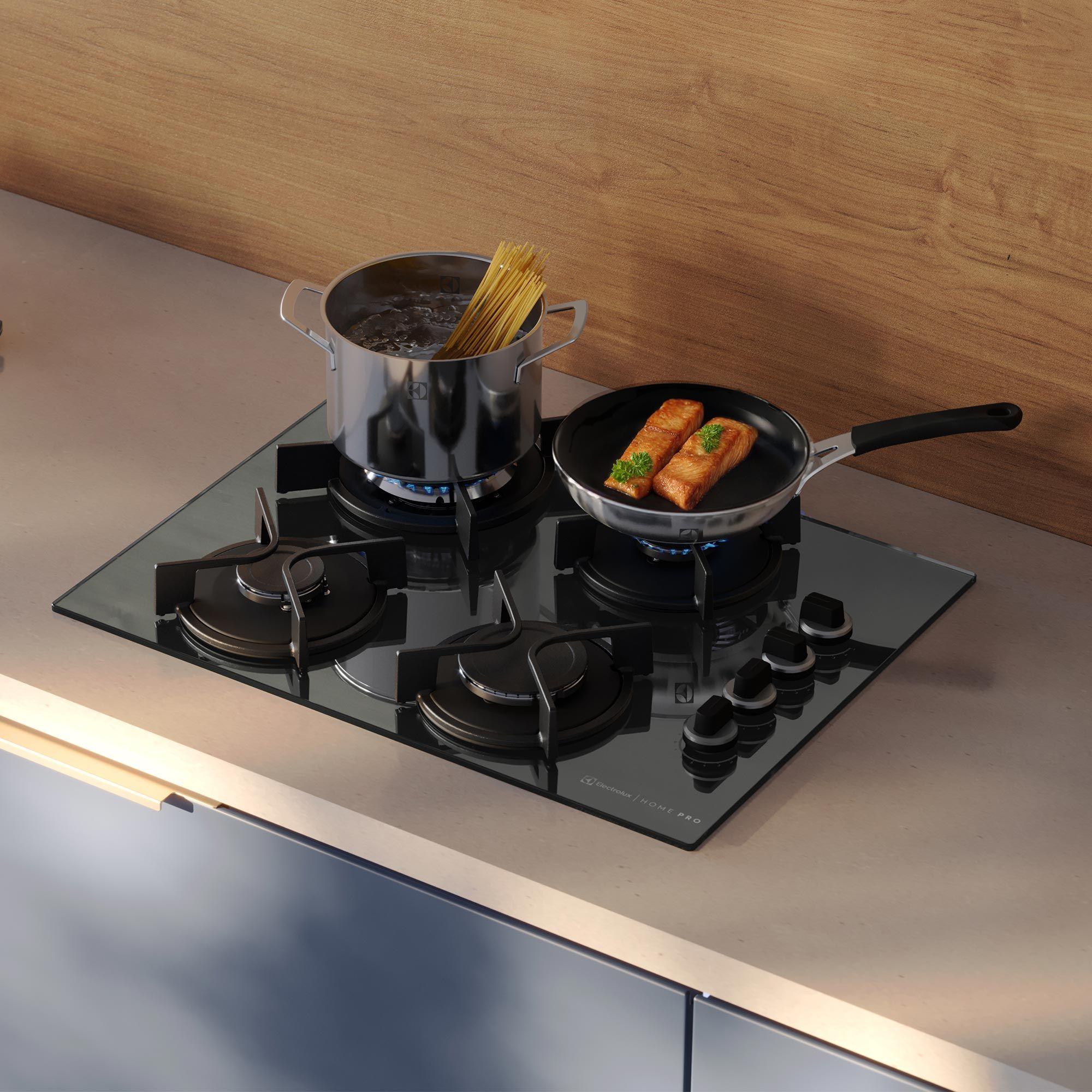 Encimera a Gas 4 Platos Home Pro Cocci n KE4HP Espejado-5