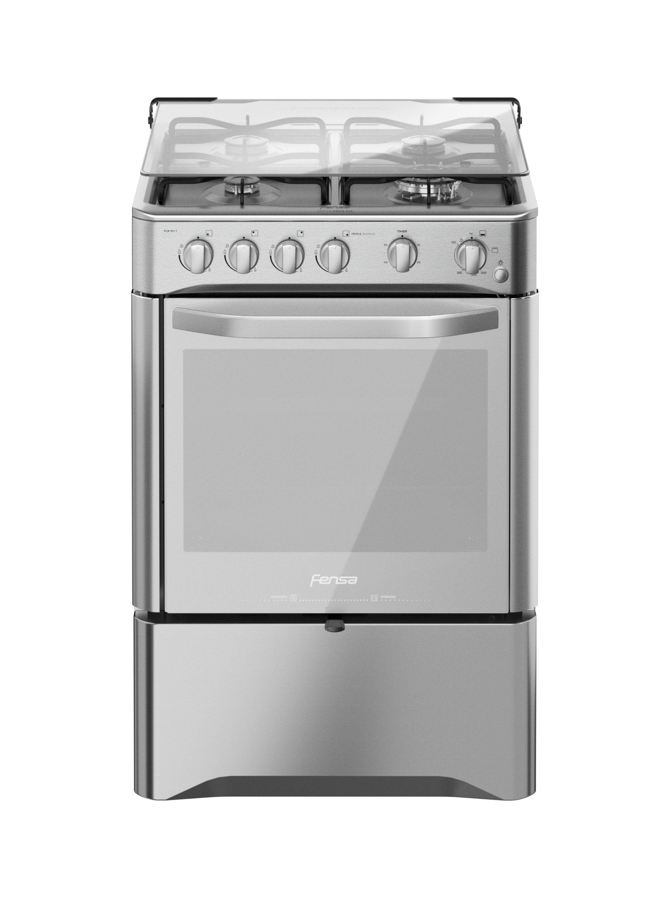 Cocina a Gas 4 Platos Fensa Triple Llama FCR 91+ T-0