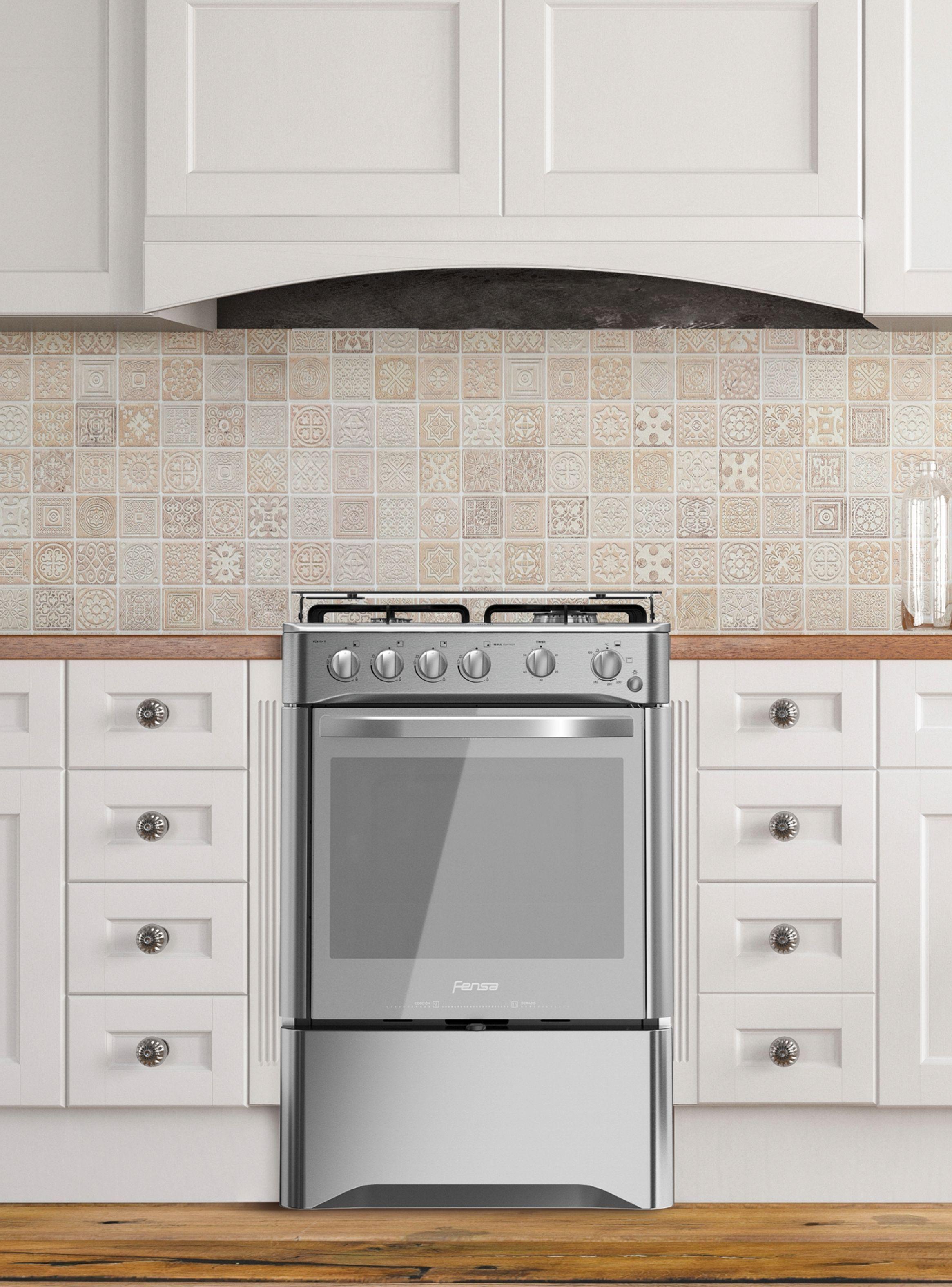 Cocina a Gas 4 Platos Fensa Triple Llama FCR 91+ T-2